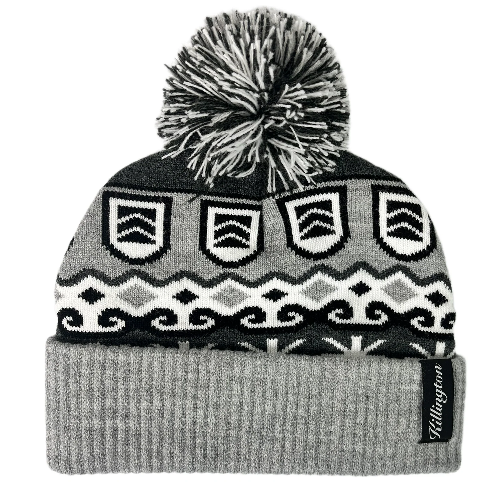 Killington Pom Cuffed Sweater Beanie - Image 4