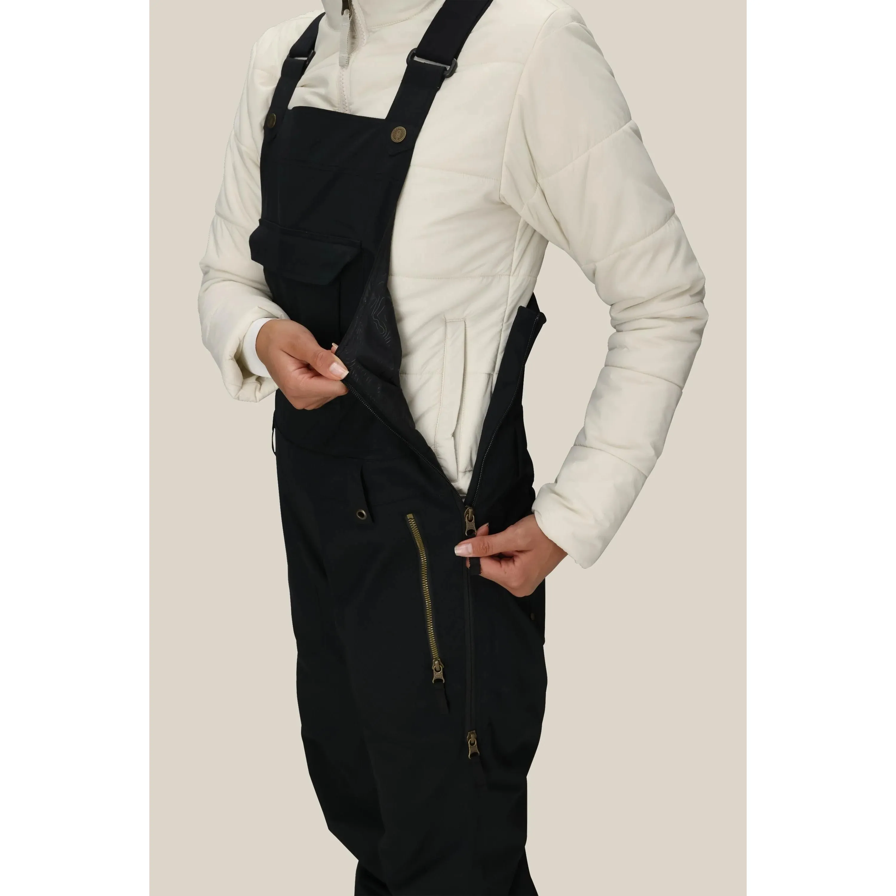 686 Women's Black Magic Insulated Bib - Image 14