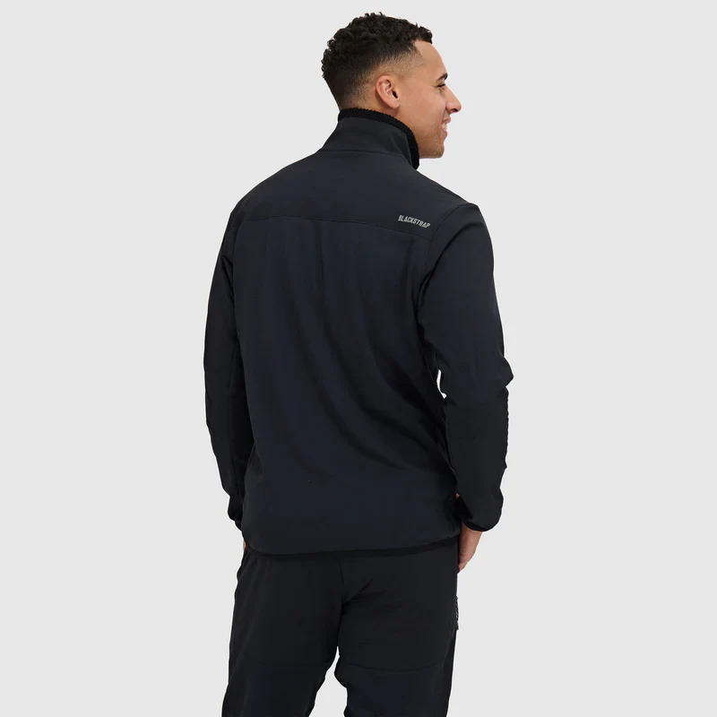BlackStrap Men's Tribrid Grid Fleece Pullover Jacket 1/2 Zip - Image 3