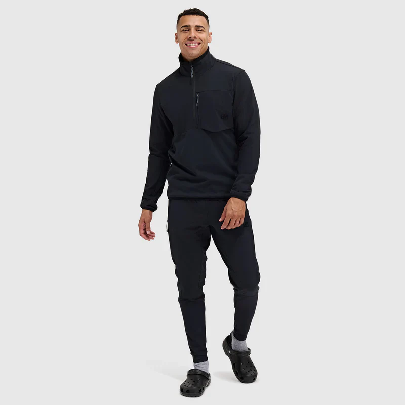 BlackStrap Men's Tribrid Grid Fleece Pullover Jacket 1/2 Zip - Image 4
