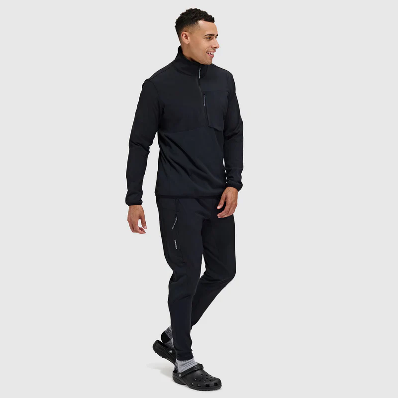 BlackStrap Men's Tribrid Grid Fleece Pullover Jacket 1/2 Zip - Image 5