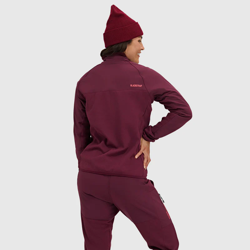 BlackStrap Women's Tribrid Grid Fleece Pullover Jacket 1/2 Zip - Image 3