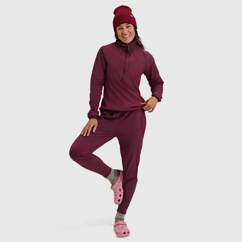 BlackStrap Women's Tribrid Grid Fleece Pullover Jacket 1/2 Zip - Image 4
