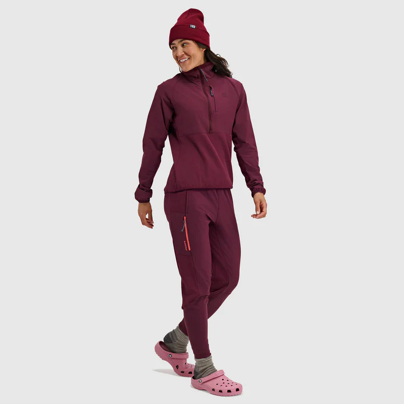 BlackStrap Women's Tribrid Grid Fleece Pullover Jacket 1/2 Zip - Image 5