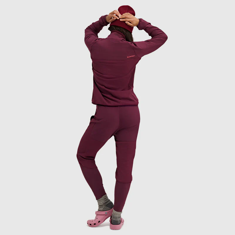 BlackStrap Women's Tribrid Grid Fleece Pullover Jacket 1/2 Zip - Image 6