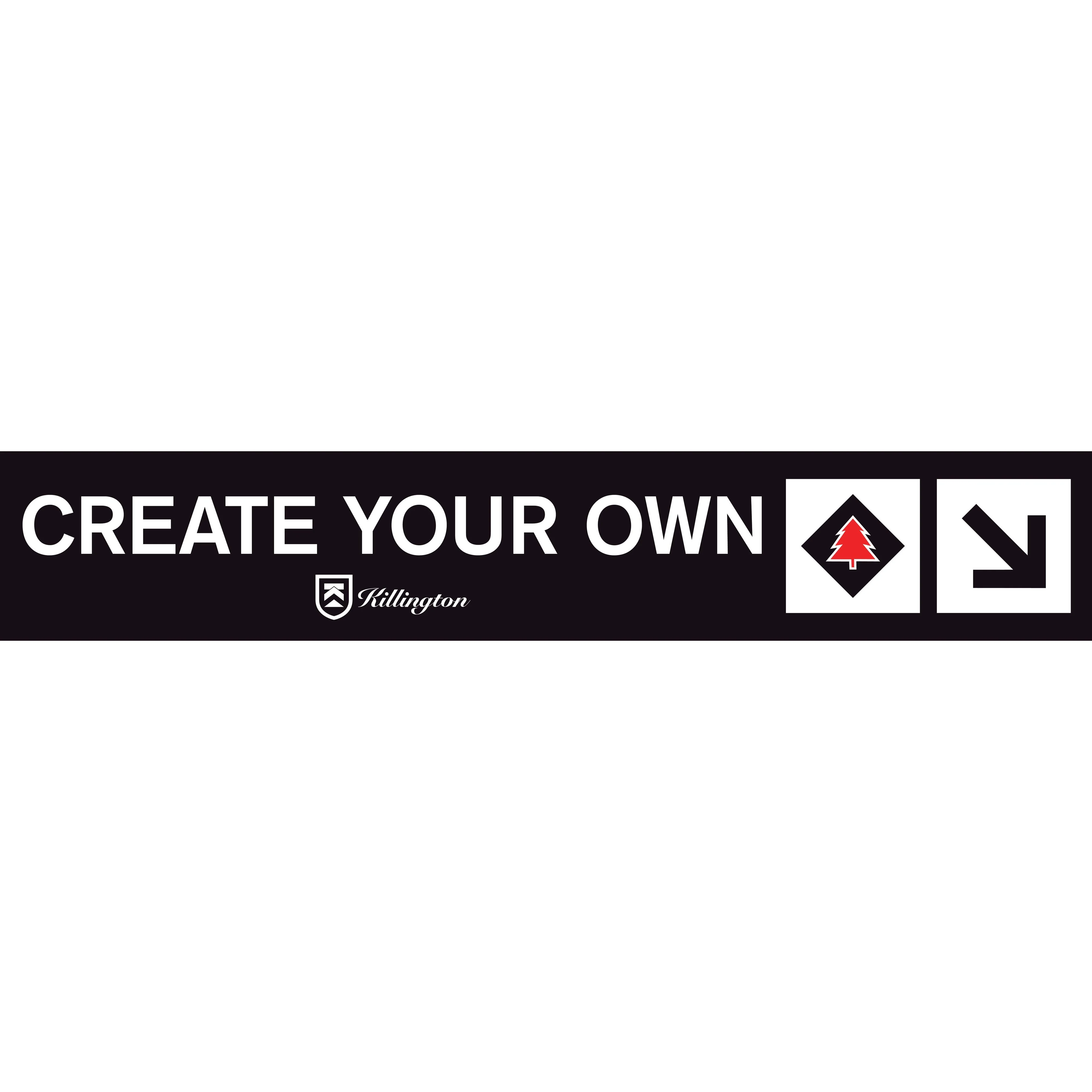 Killington Logo Create Your Own Custom Trail Sign - Image 2