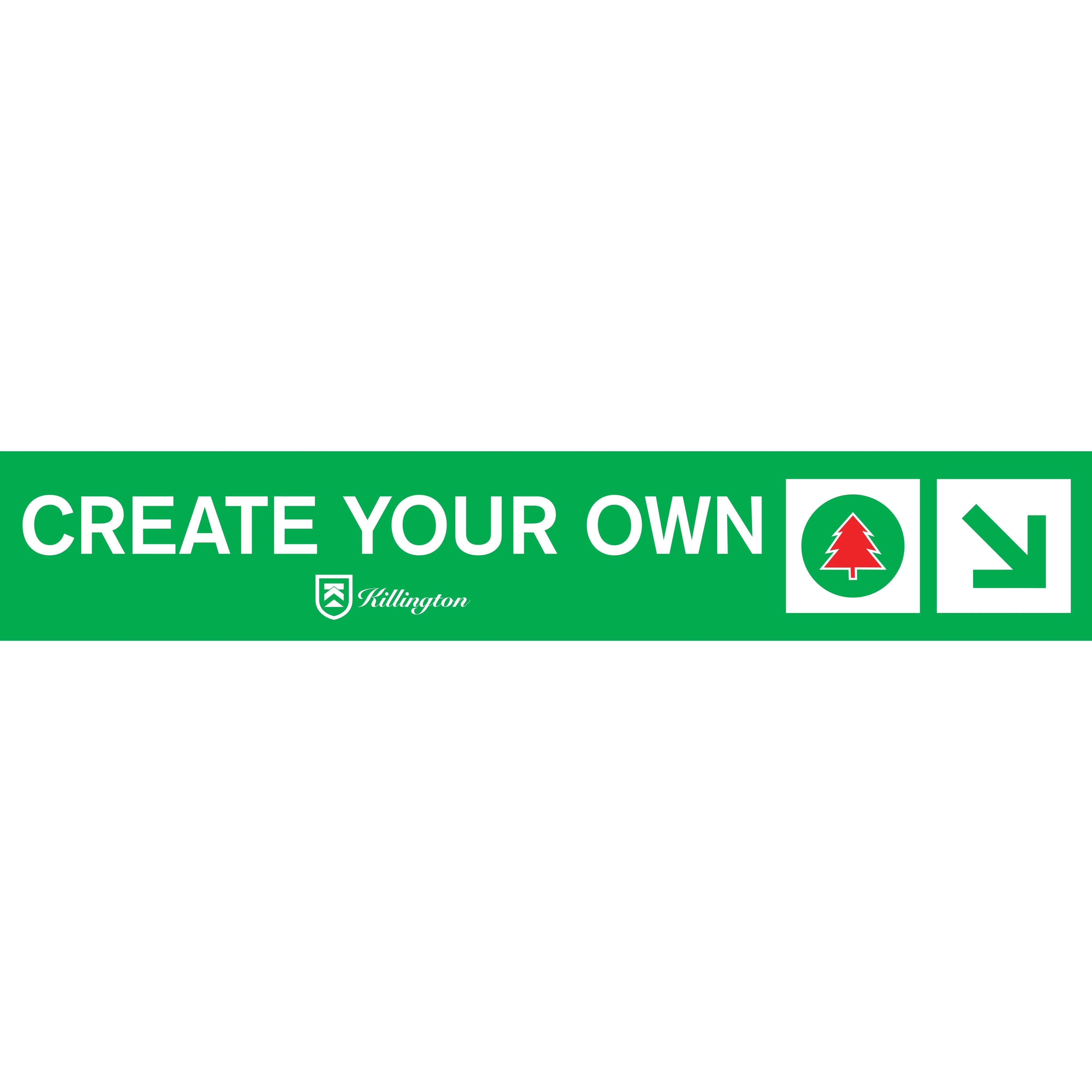 Killington Logo Create Your Own Custom Trail Sign - Image 5