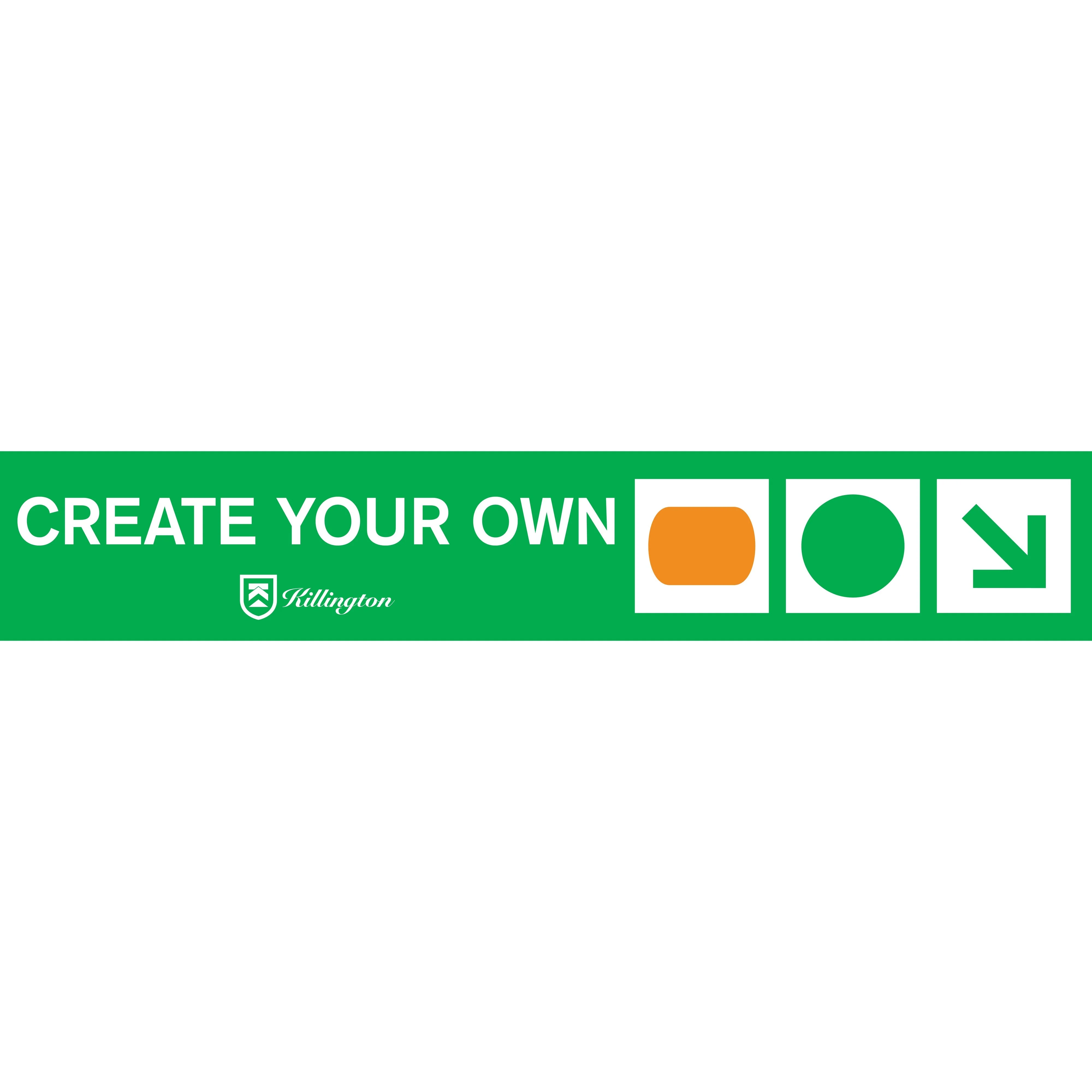 Killington Logo Create Your Own Custom Trail Sign - Image 6