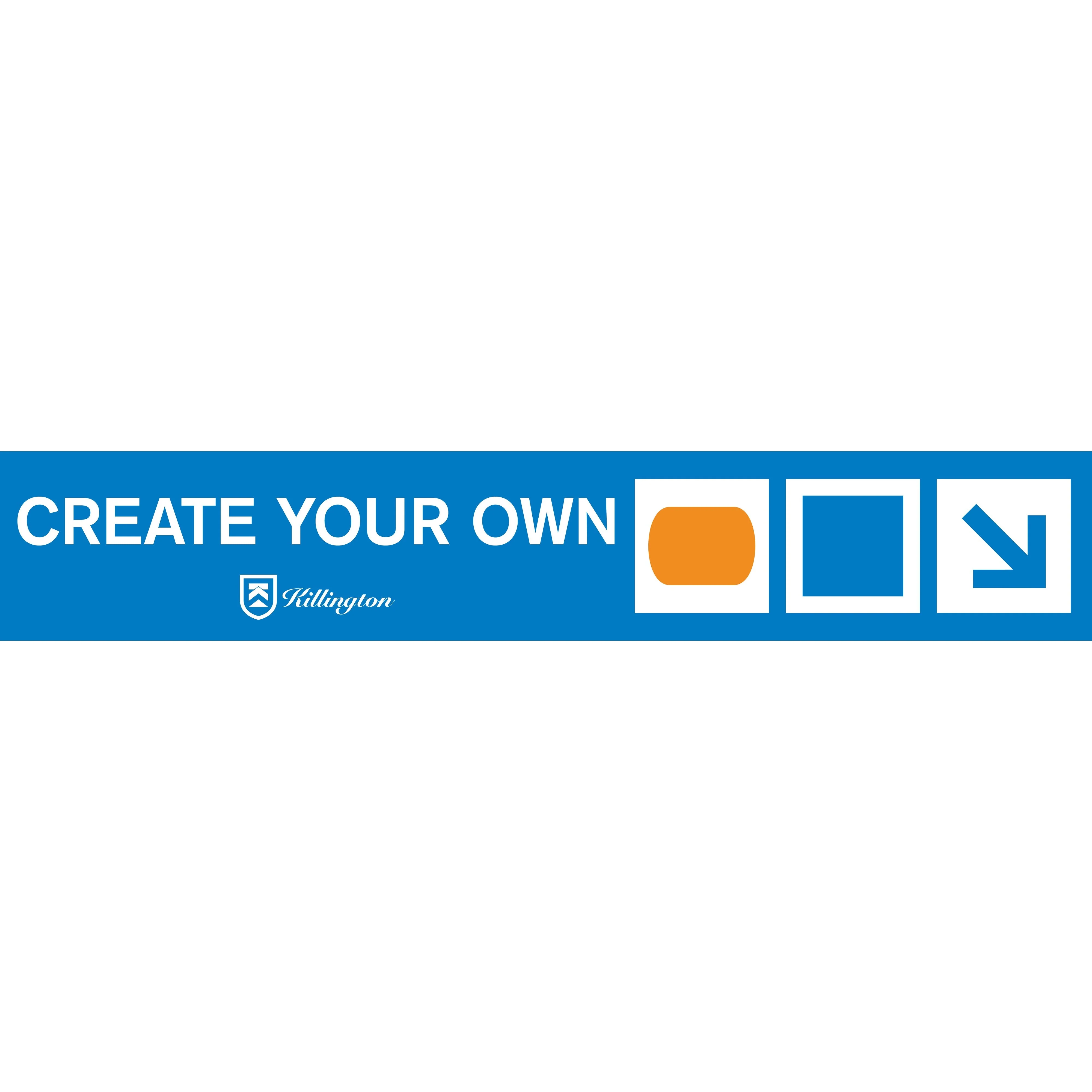 Killington Logo Create Your Own Custom Trail Sign - Image 9