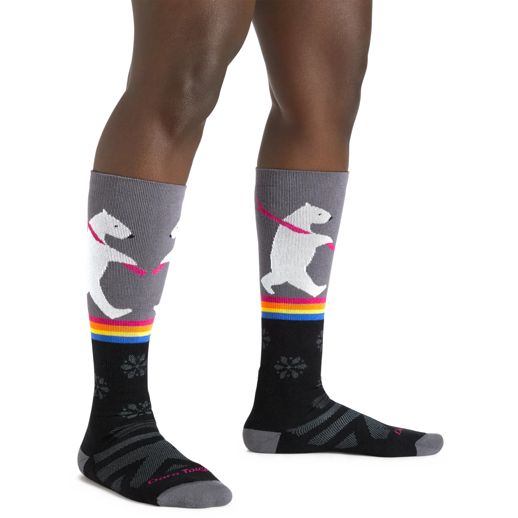 Darn Tough Women's Due North Over-the-Calf Midweight Ski & Snowboard Socks