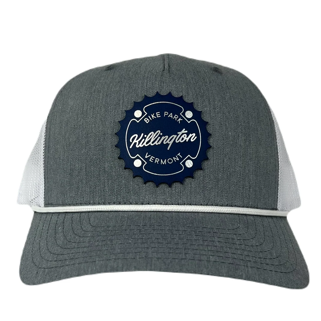 Killington Bike Park 112FPR Park Chain Patch Trucker Hat - Image 4