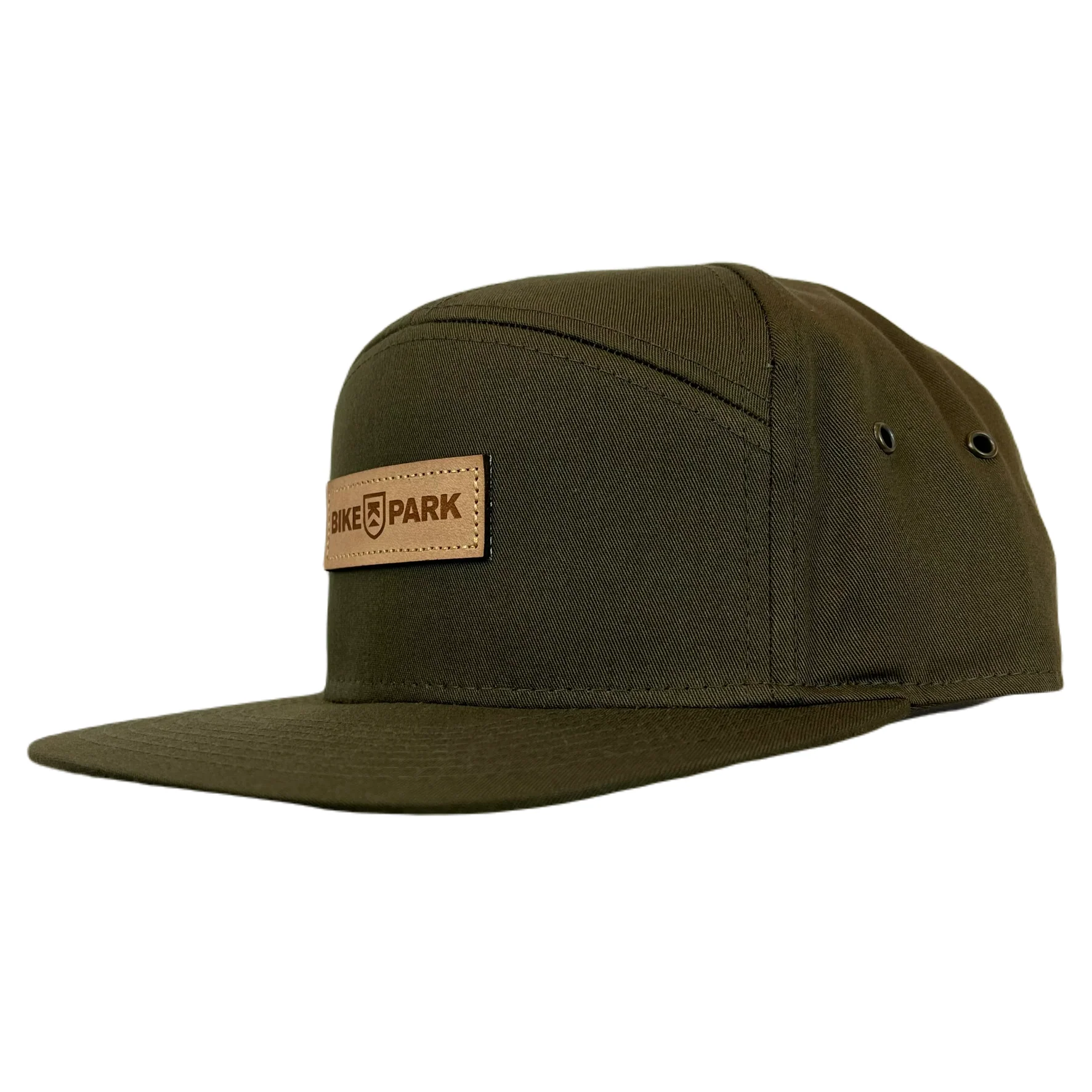 Killington Bike Park 257 Leather Patch Hat - Image 3