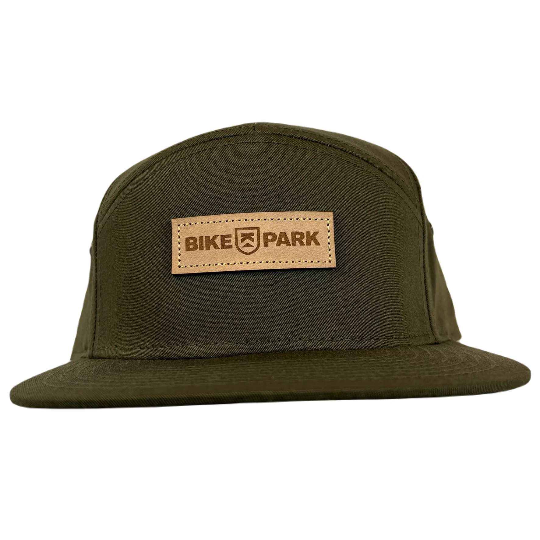 Killington Bike Park 257 Leather Patch Hat - Image 4