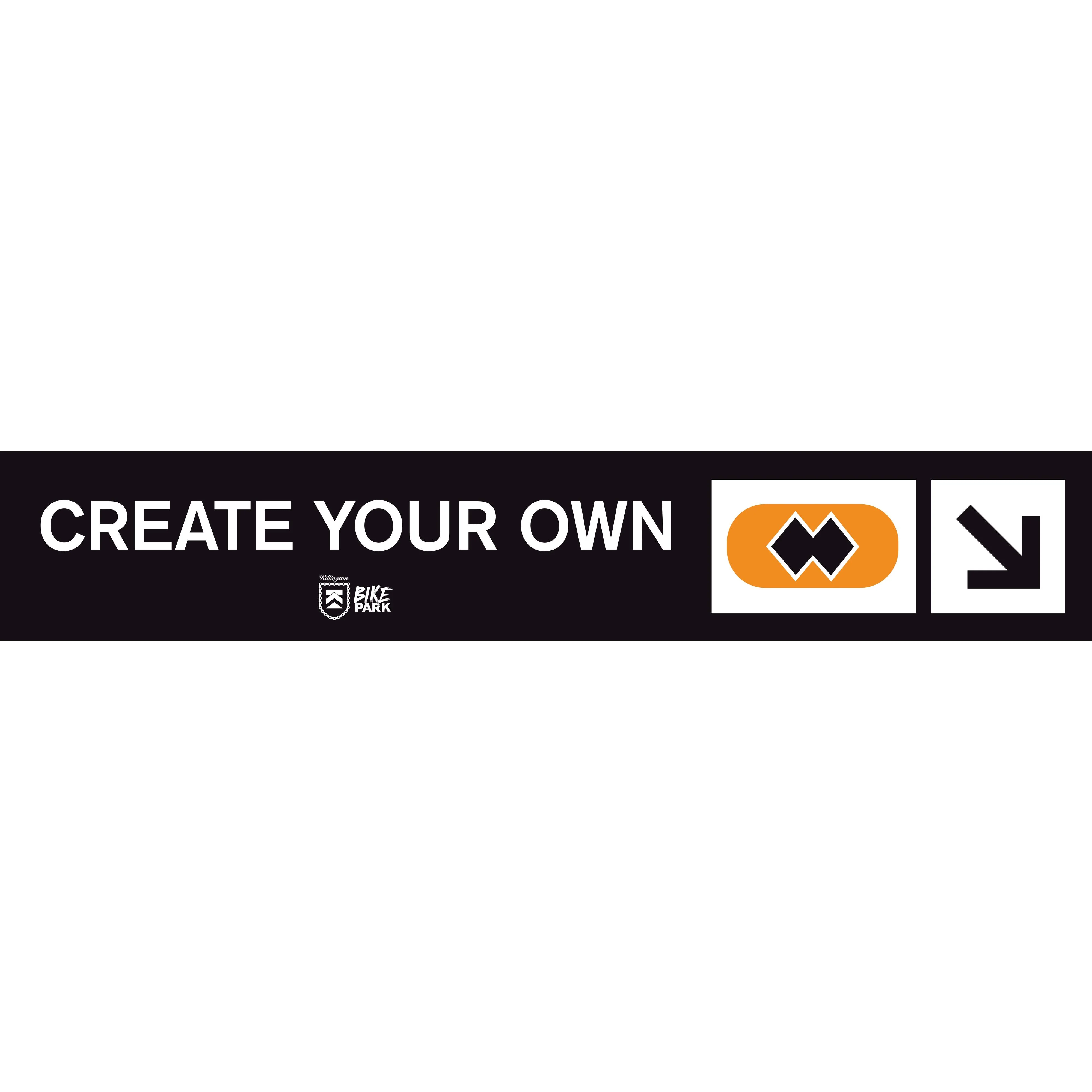 Killington Bike Park Create Your Own Custom Trail Sign - Image 11