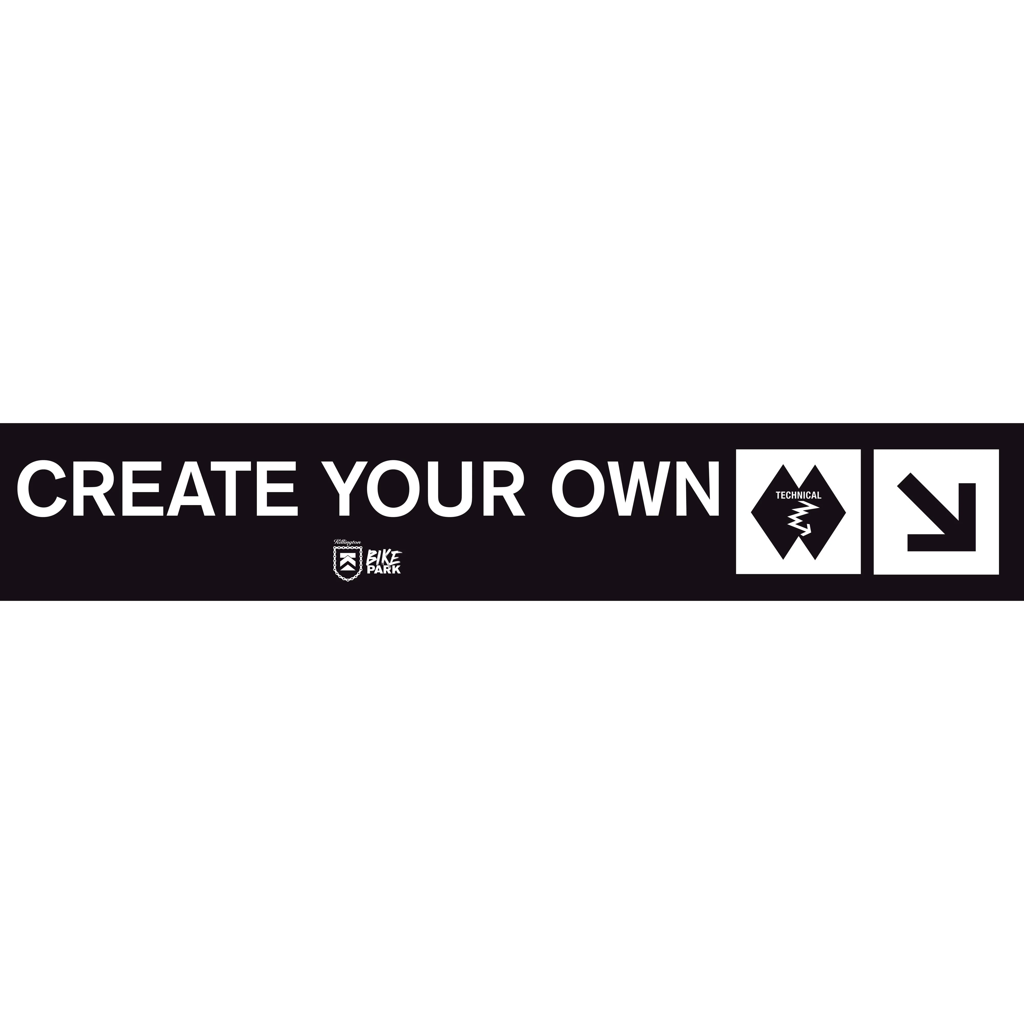 Killington Bike Park Create Your Own Custom Trail Sign - Image 12