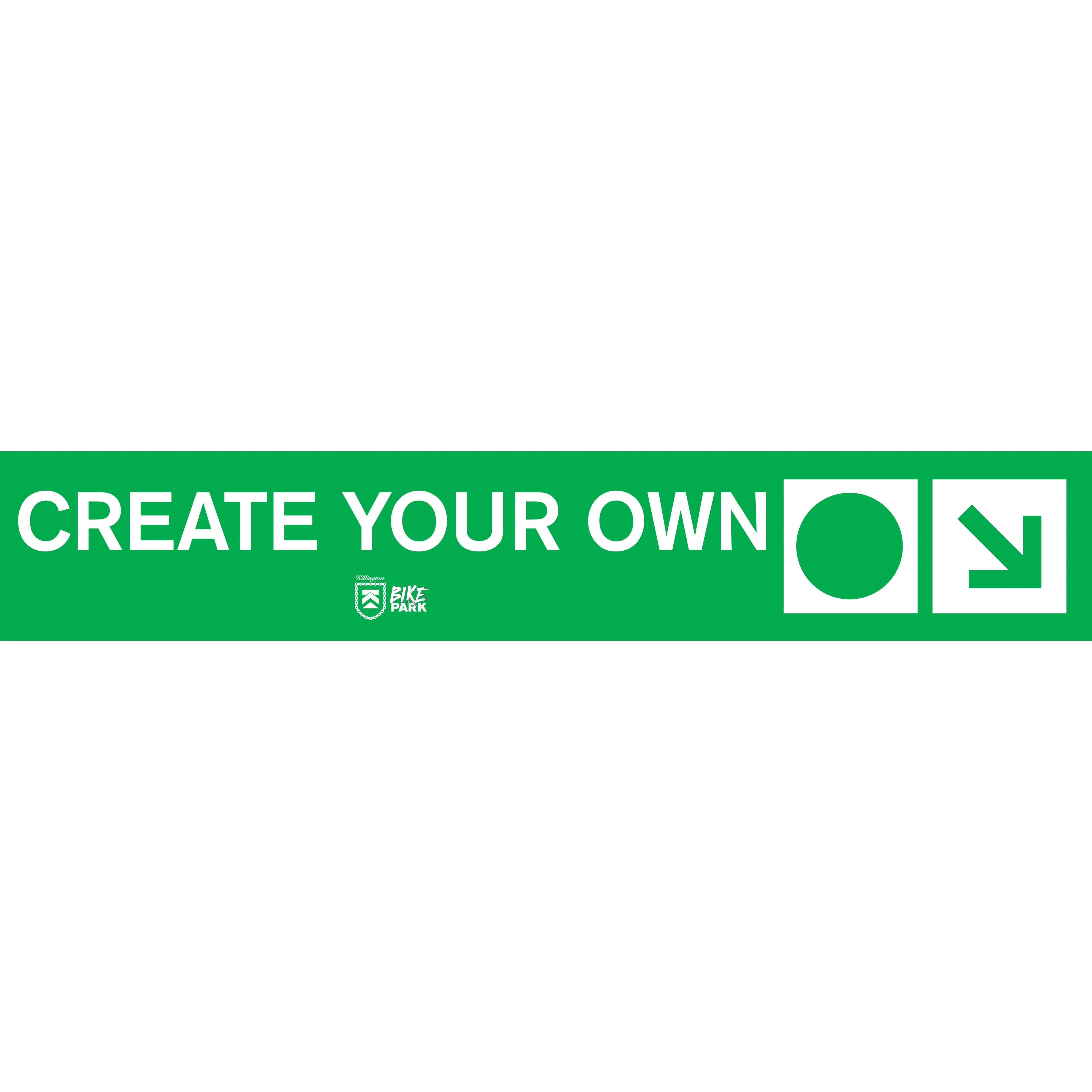 Killington Bike Park Create Your Own Custom Trail Sign - Image 7