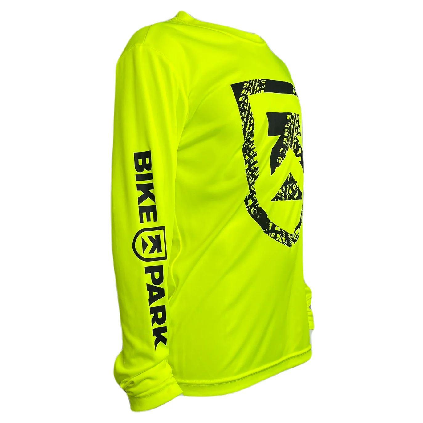 Killington Bike Park Tracks Shield Youth Tech Long Sleeve Tee - Image 4