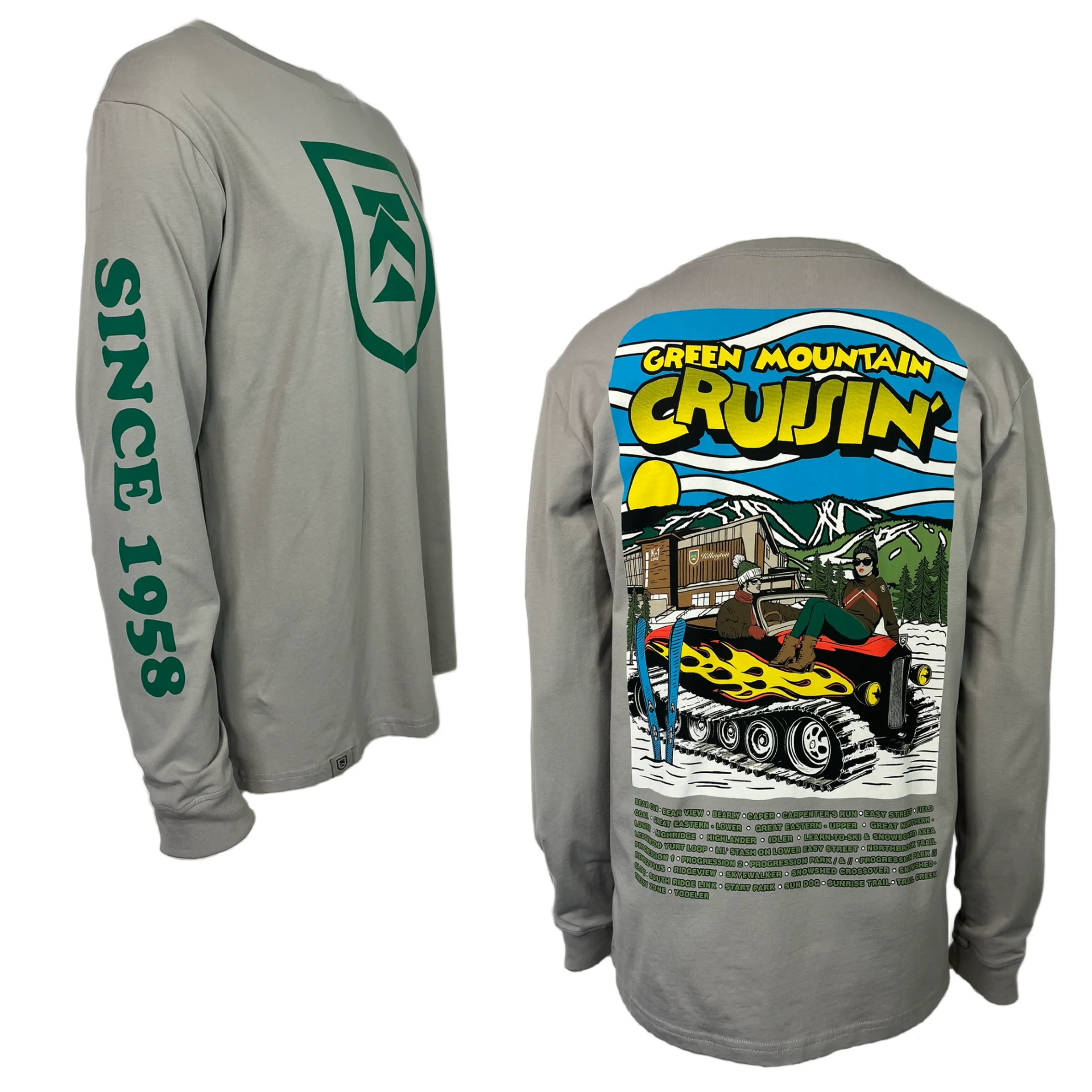 Killington Green Mountain Cruisin' Long Sleeve Tee