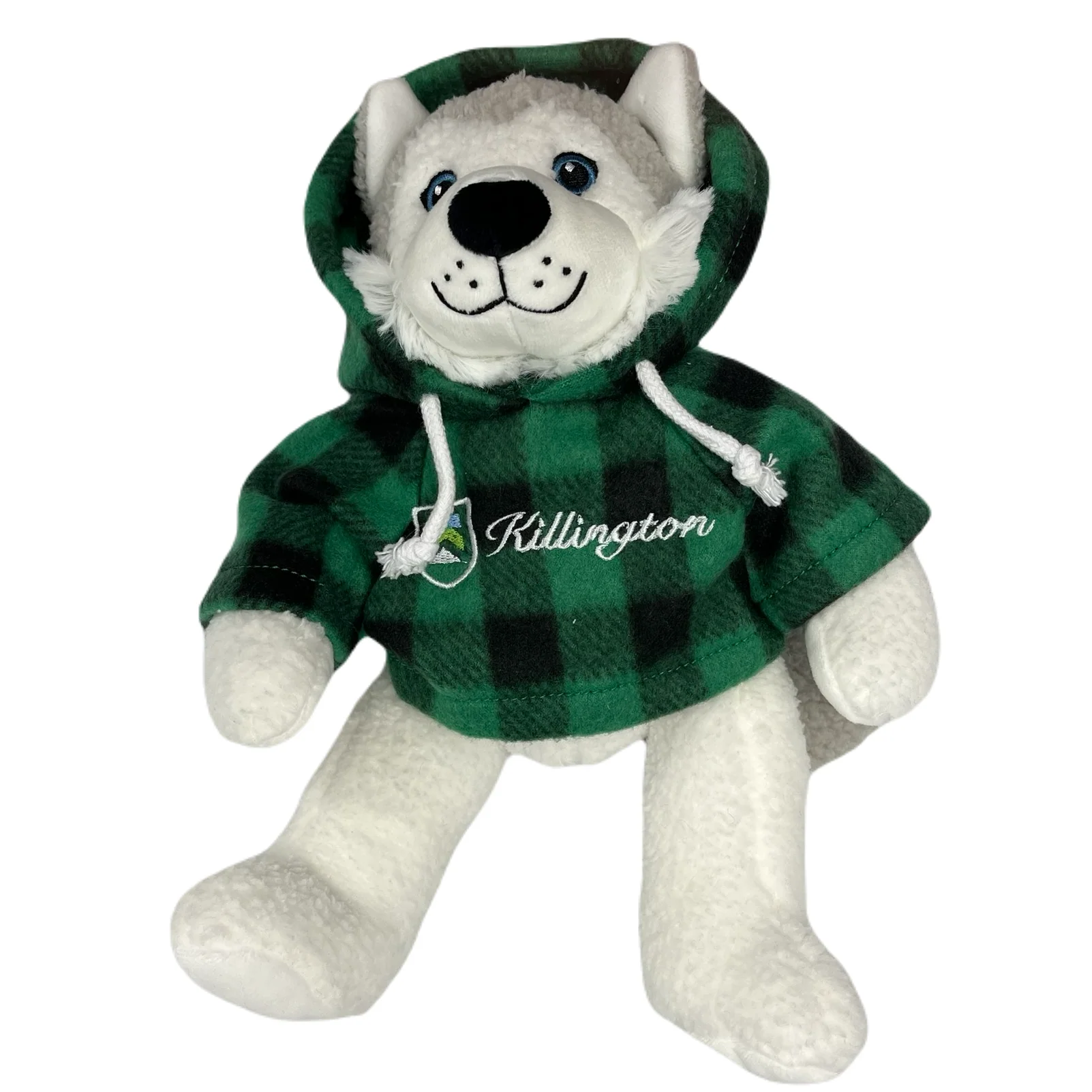 Killington Logo 10" Grey Husky Stuffed Animal - Image 3