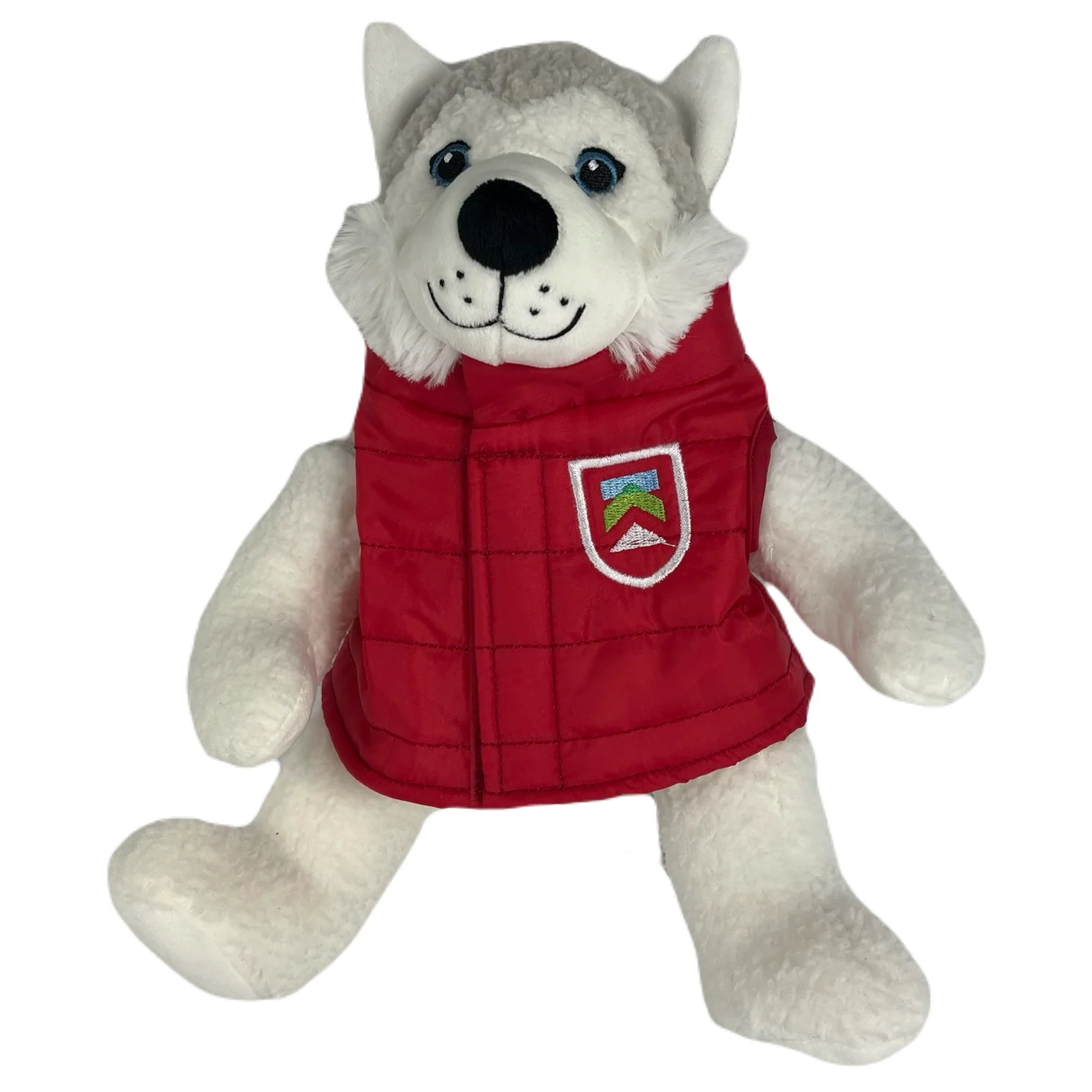Killington Logo 10" Grey Husky Stuffed Animal - Image 4