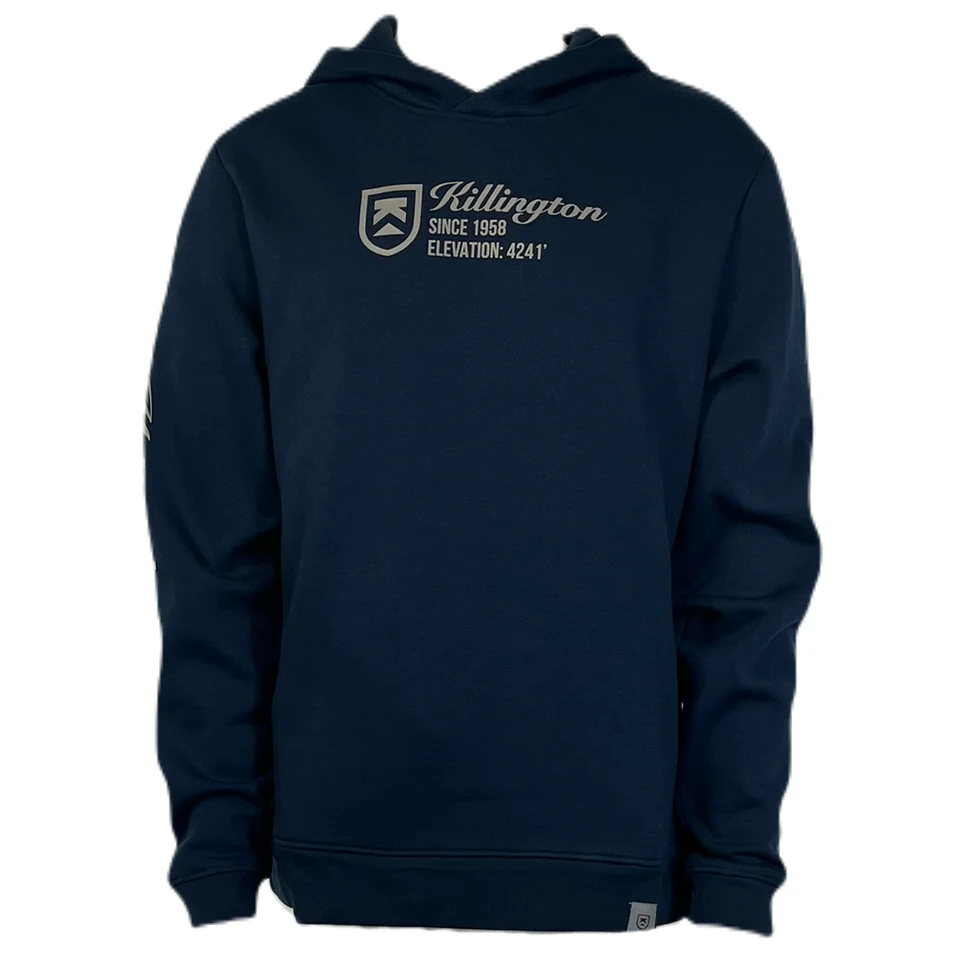 Killington Logo Elevated Shield Info Clean Hoodie - Image 2