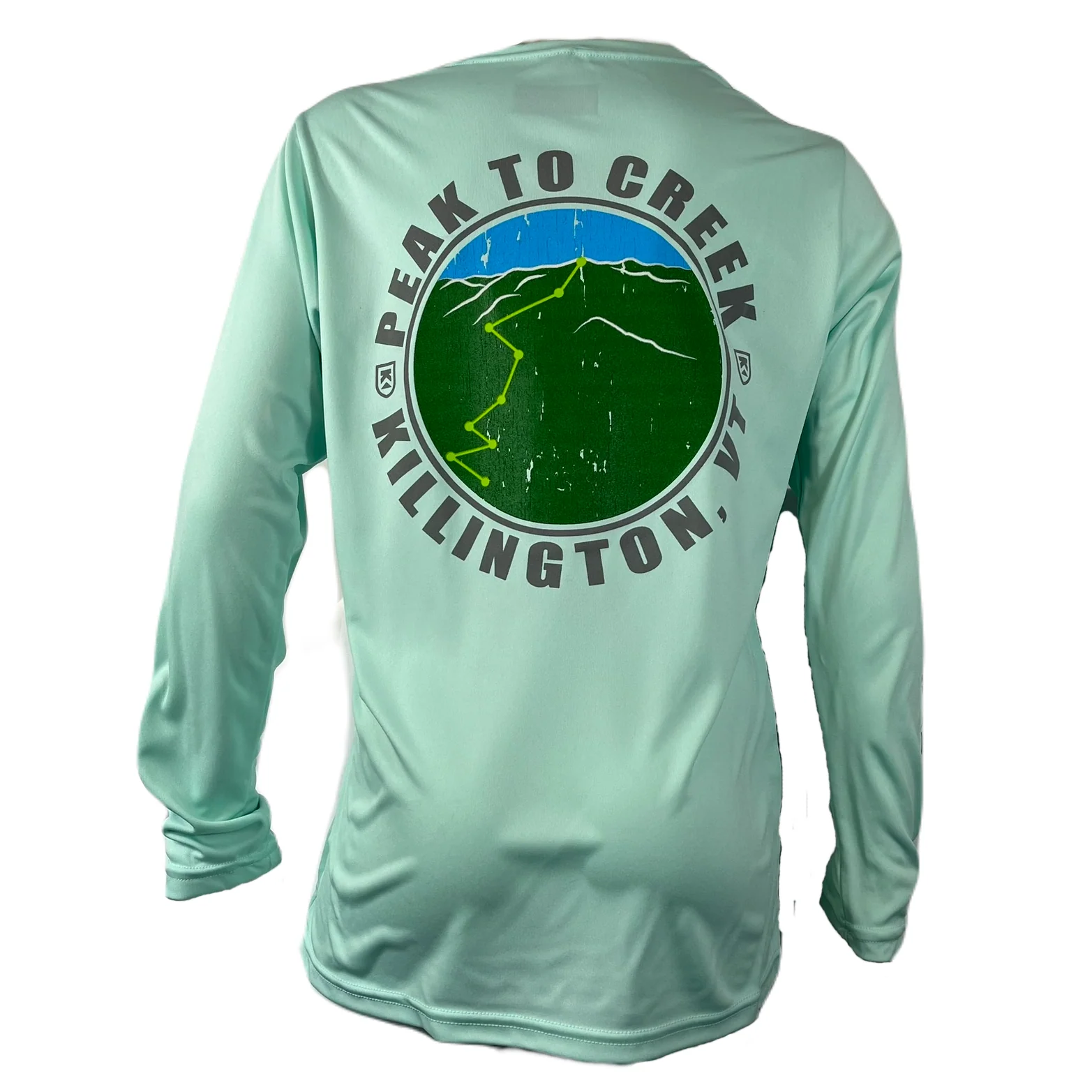 Killington Logo Peak to Creek Youth Longsleeve Tech Tee - Image 15