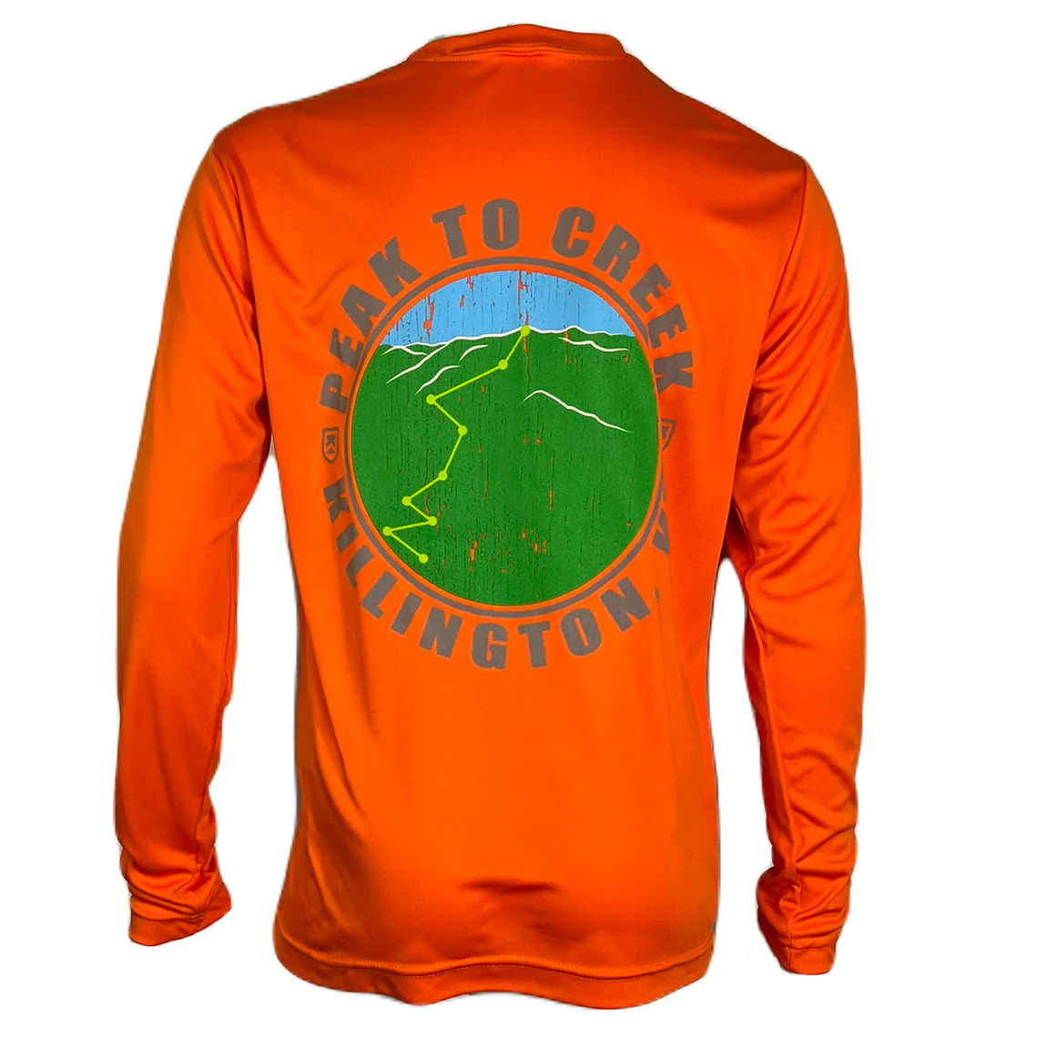 Killington Logo Peak to Creek Youth Longsleeve Tech Tee - Image 3