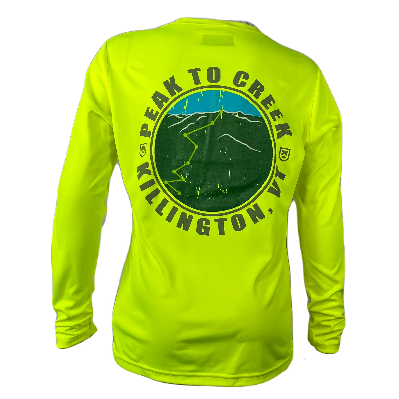 Killington Logo Peak to Creek Youth Longsleeve Tech Tee - Image 7