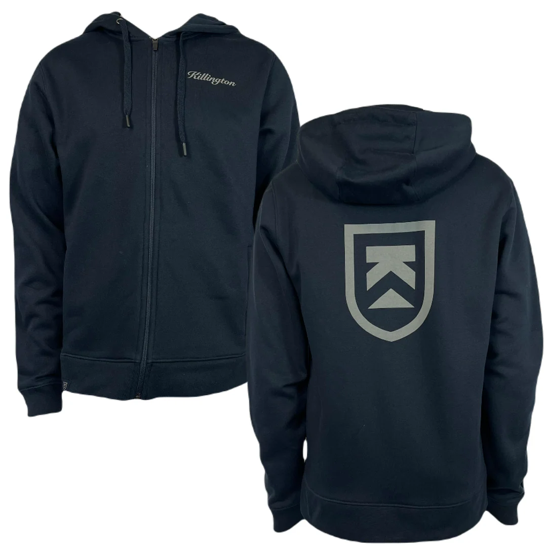 Killington Logo Shield Patch Full Zip Hoodie