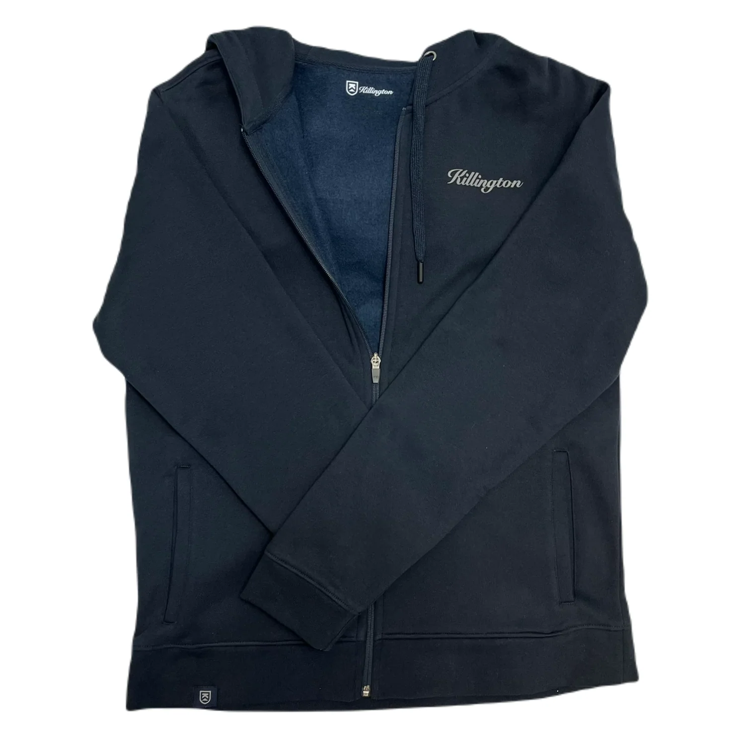 Killington Logo Shield Patch Full Zip Hoodie - Image 2