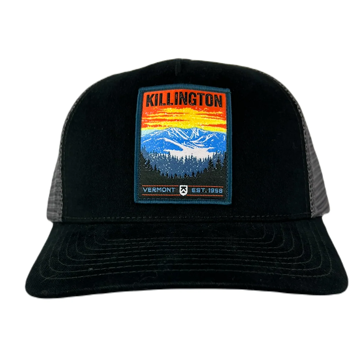 Killington Logo Sunset Patch Trucker