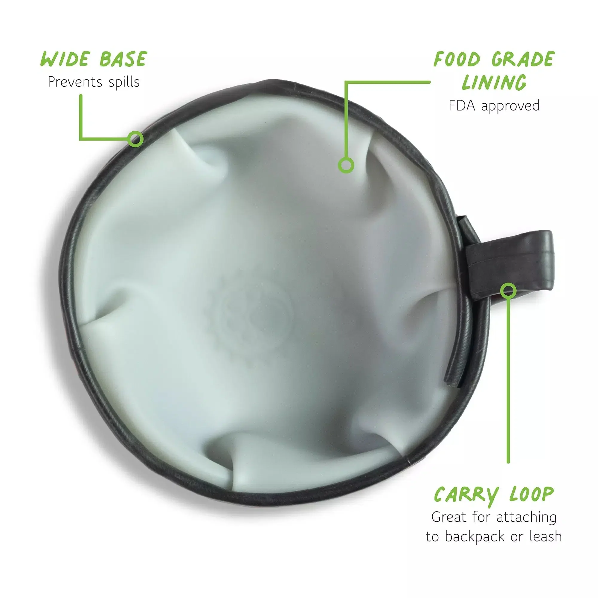 Killington Logo Travel Dog Bowl - Image 3
