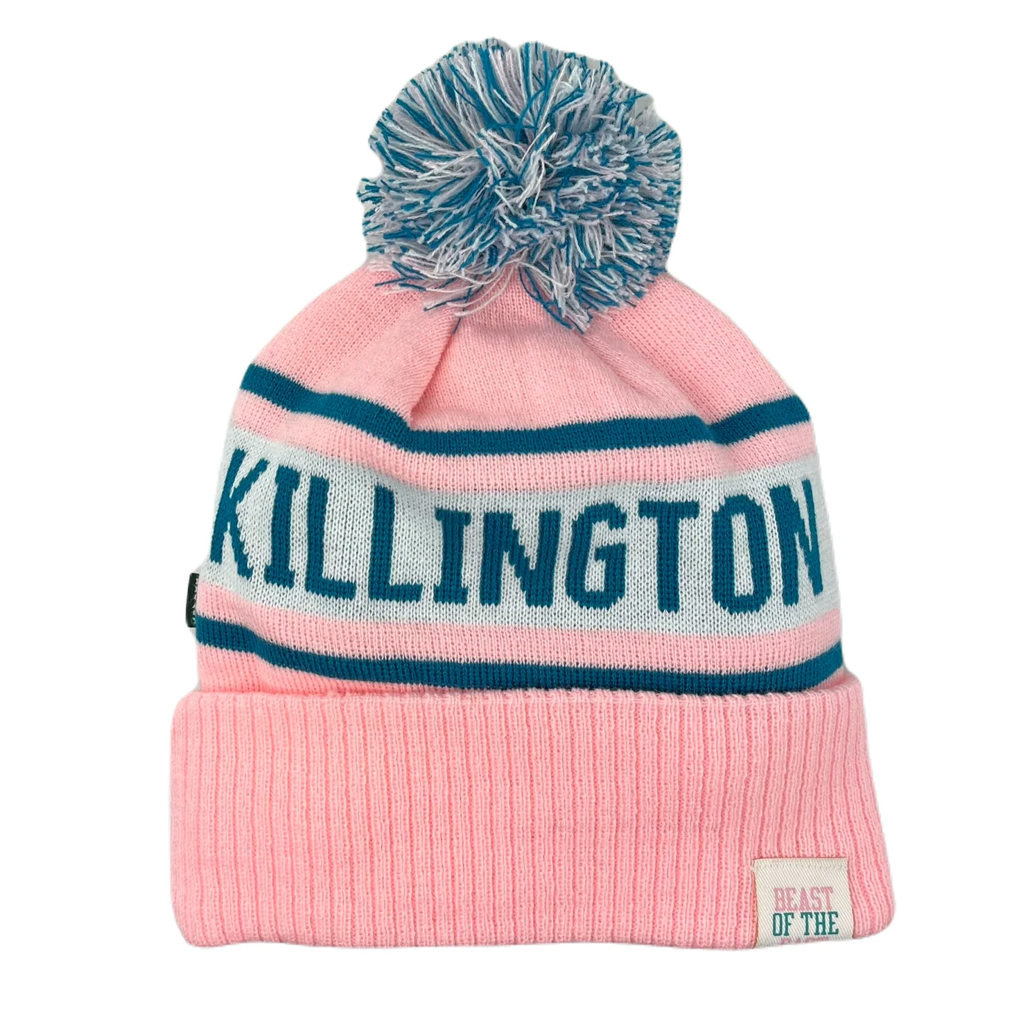 Killington Old School Ribbed Cuff Beanie with Pom - Image 5