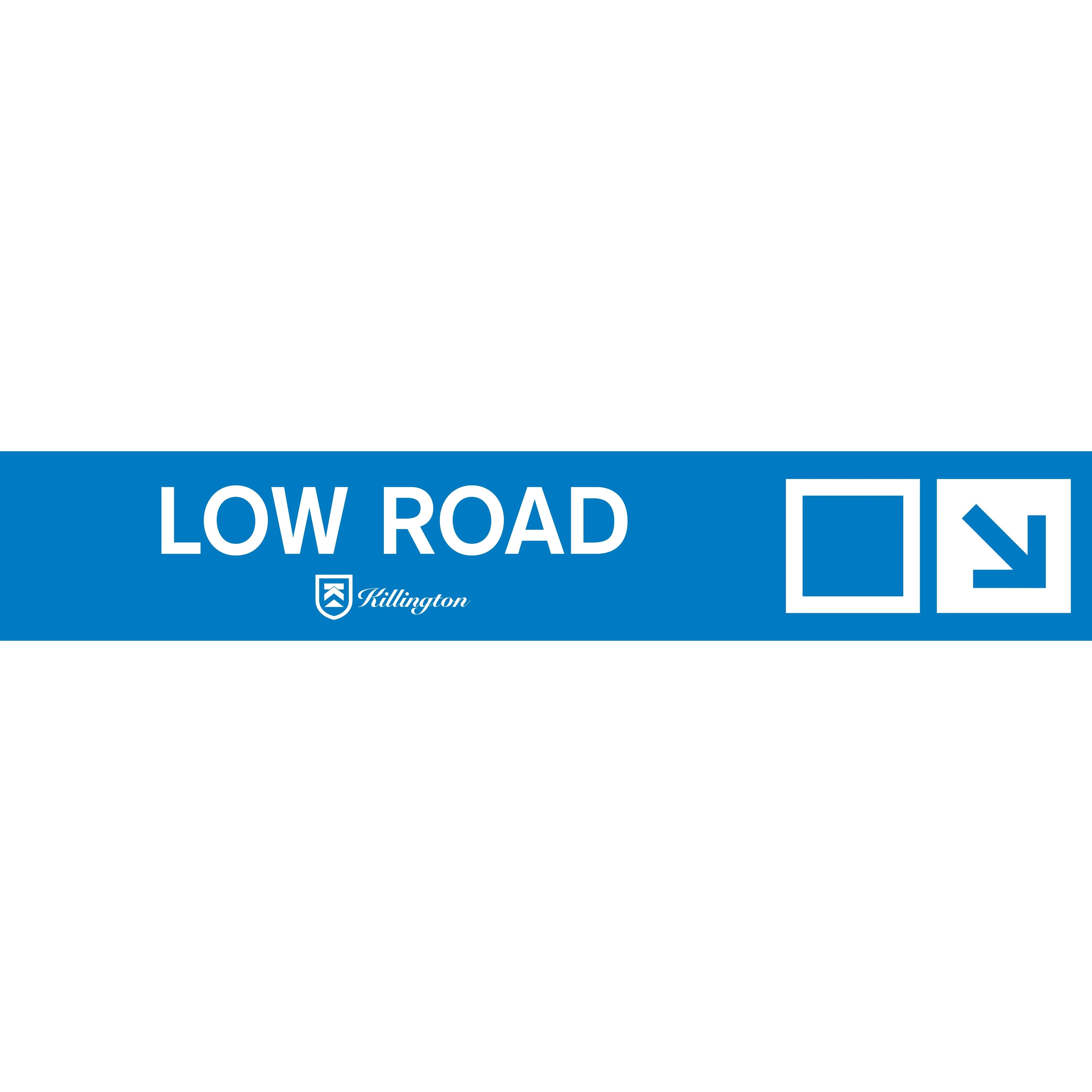 Low Road Trail Sign