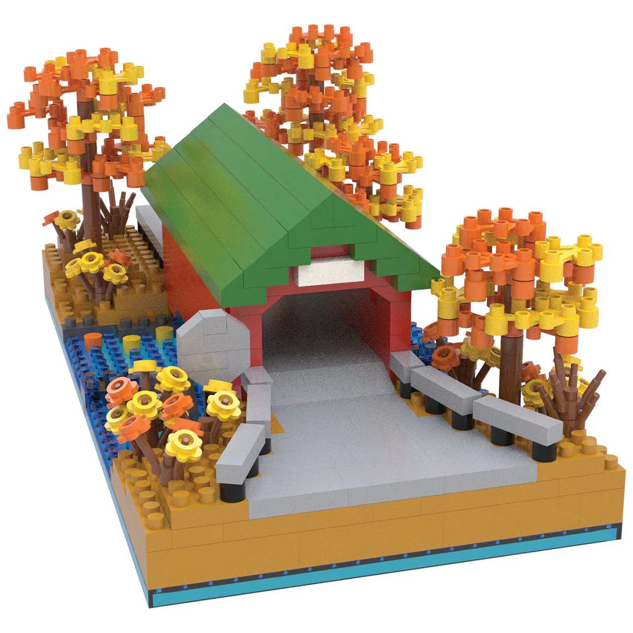 Mini Building Blocks - Covered Bridge - Image 2