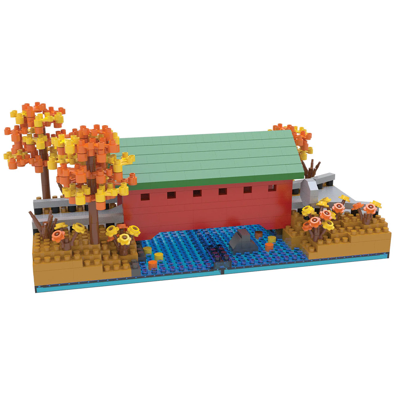 Mini Building Blocks - Covered Bridge - Image 4