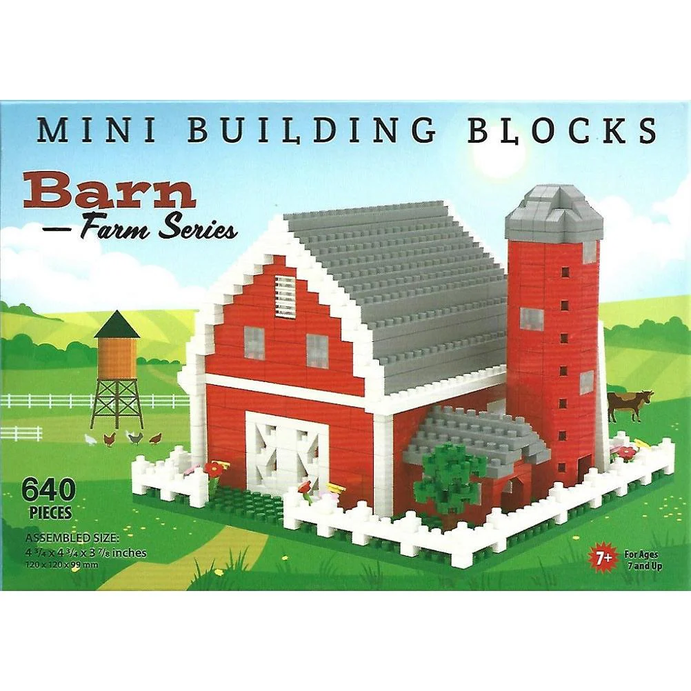 Mini Building Blocks - Barn