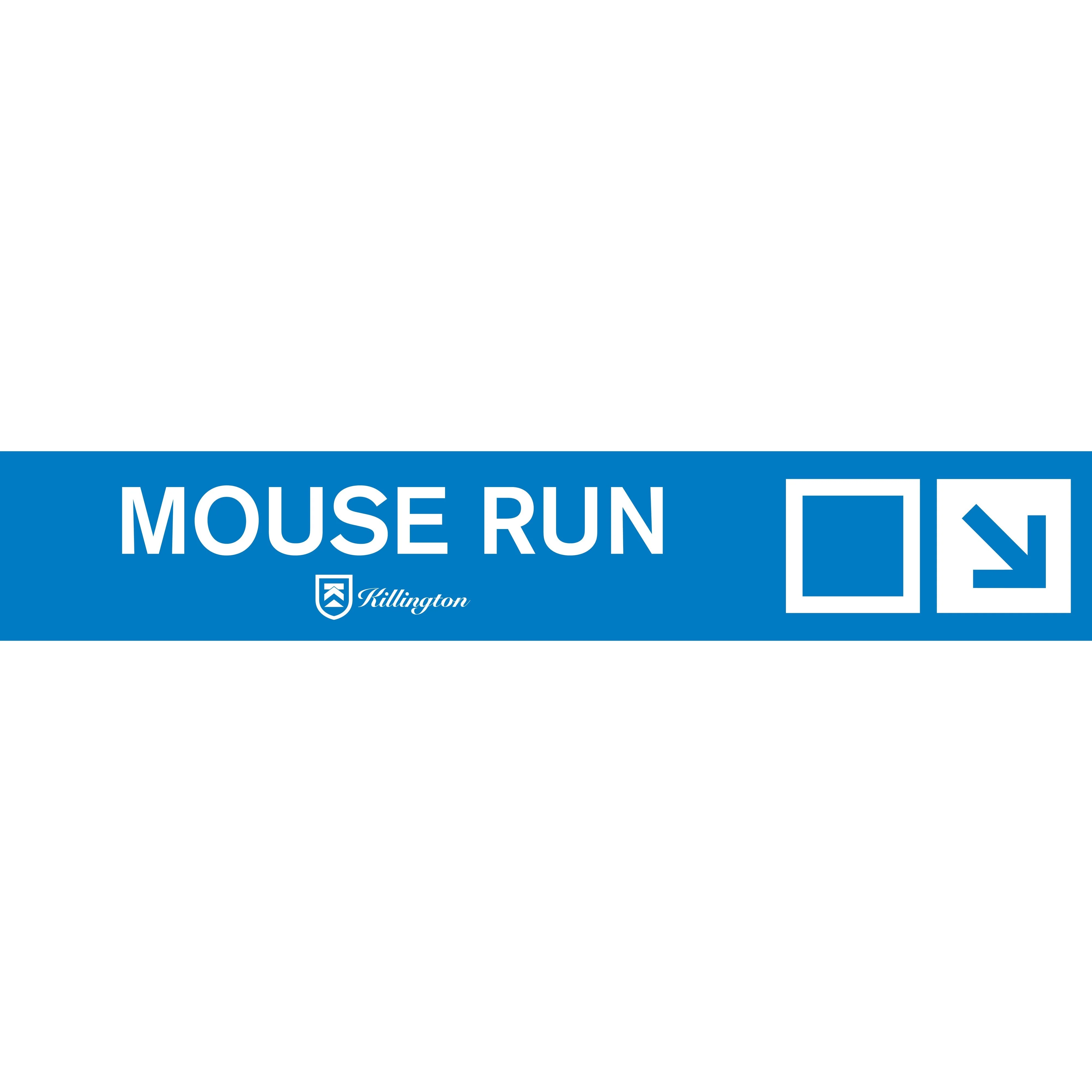 Mouse Run Trail Sign