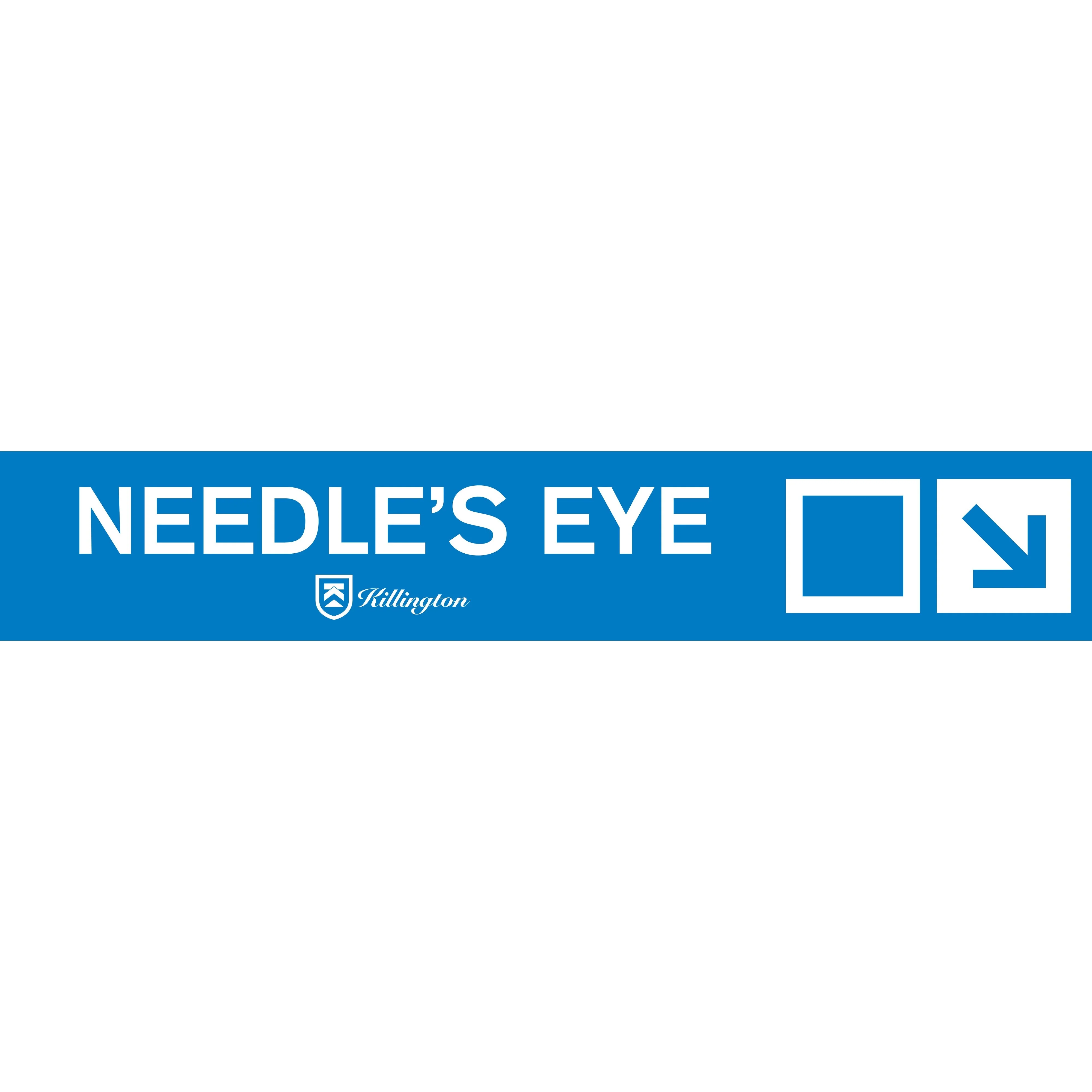 Needles Eye Trail Sign
