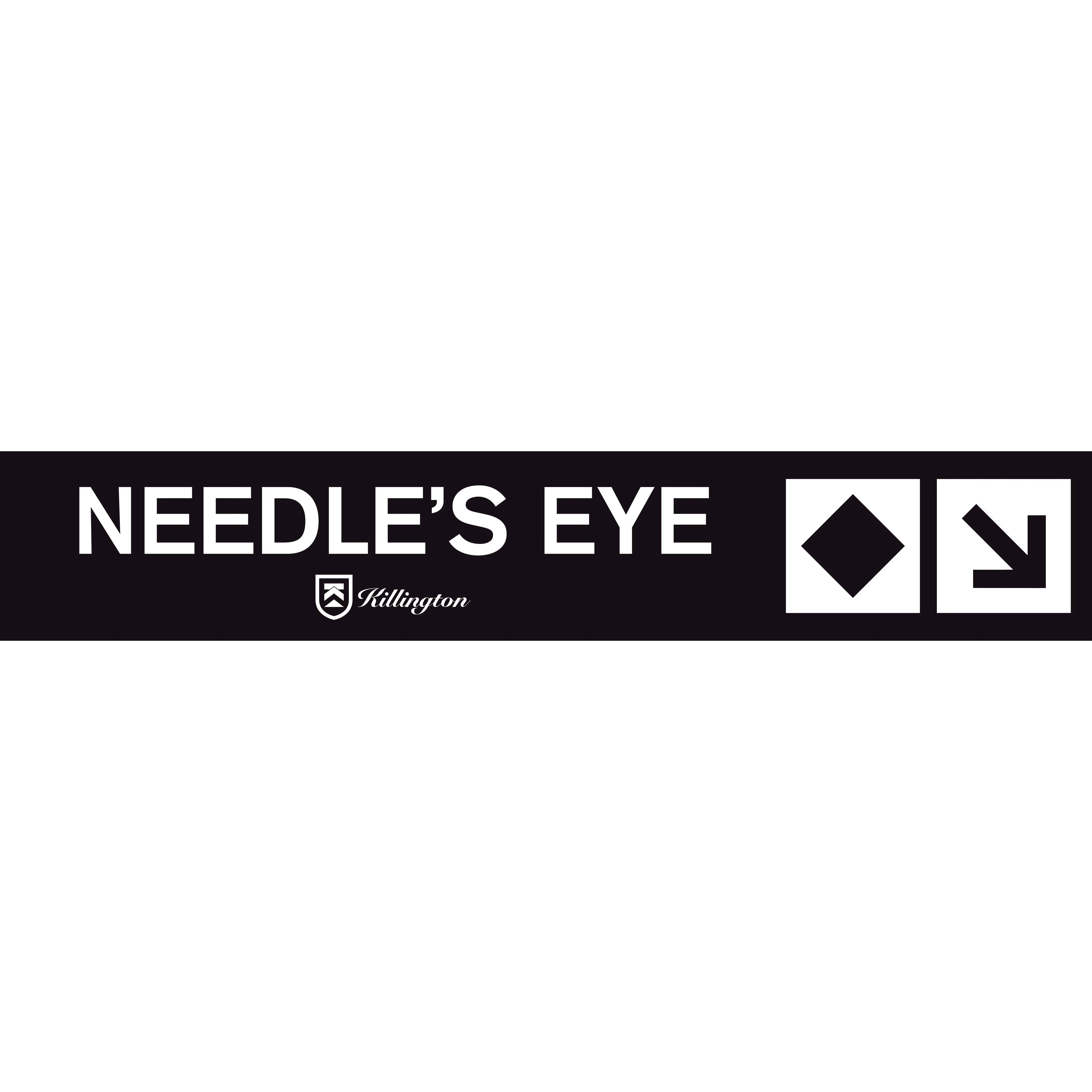 Needles Eye Trail Sign