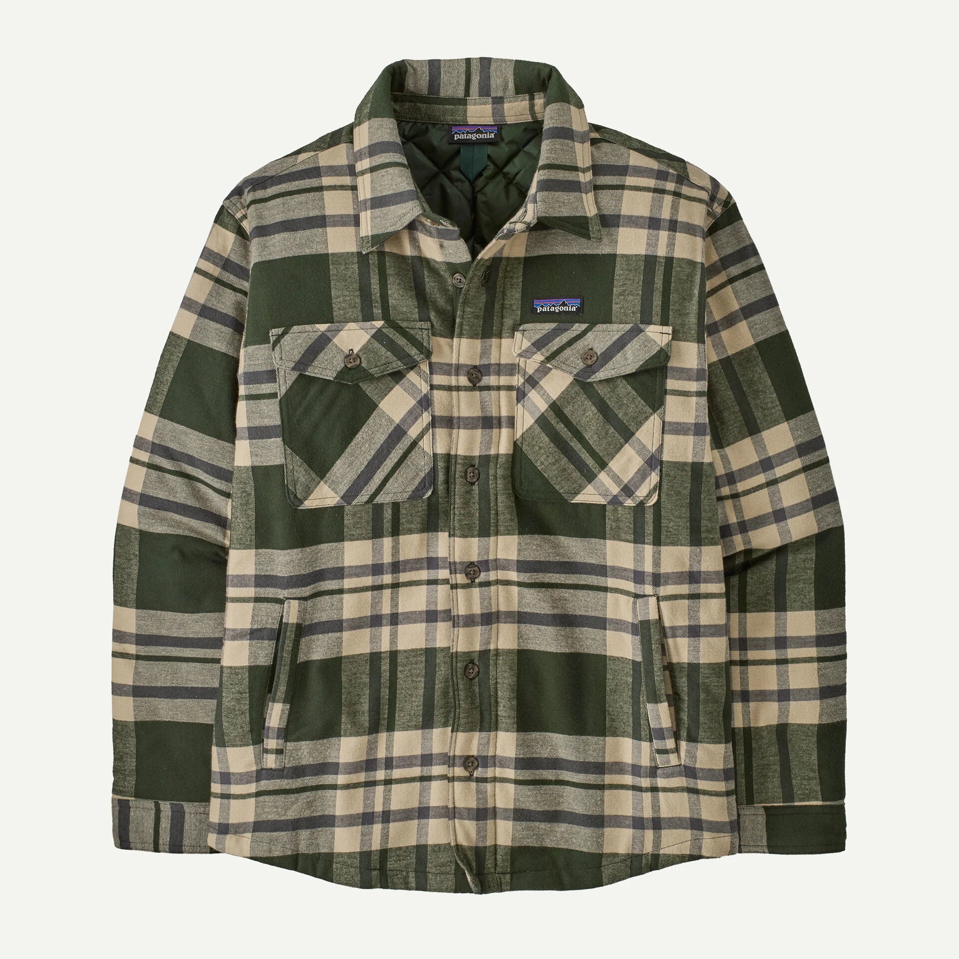 Patagonia Men's Lightweight Insulated Fjord Flannel Shirt - Image 10