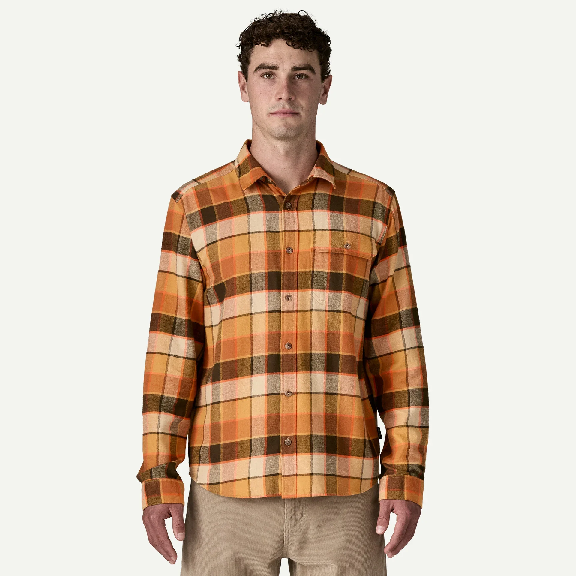 Patagonia Men's Long-Sleeved Lightweight Fjord Flannel Shirt - Image 11