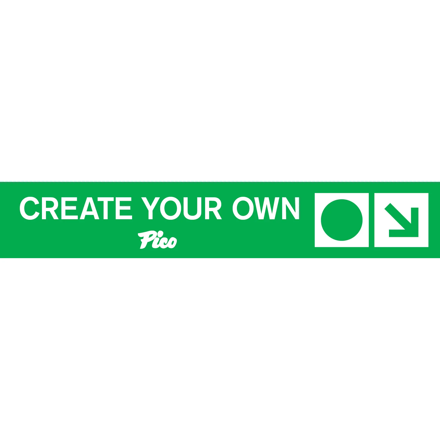 Pico Logo Create Your Own Custom Trail Sign - Image 4