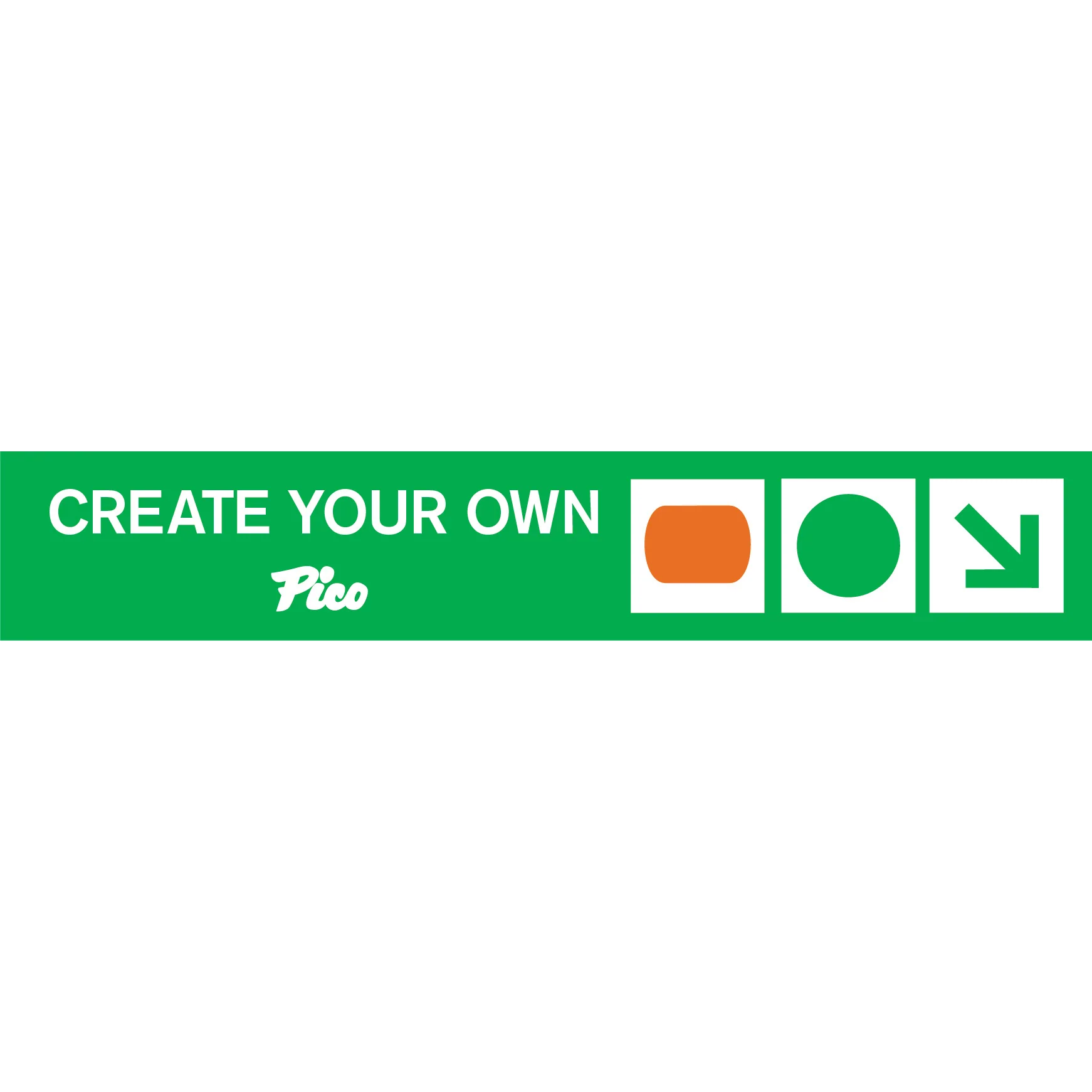 Pico Logo Create Your Own Custom Trail Sign - Image 6