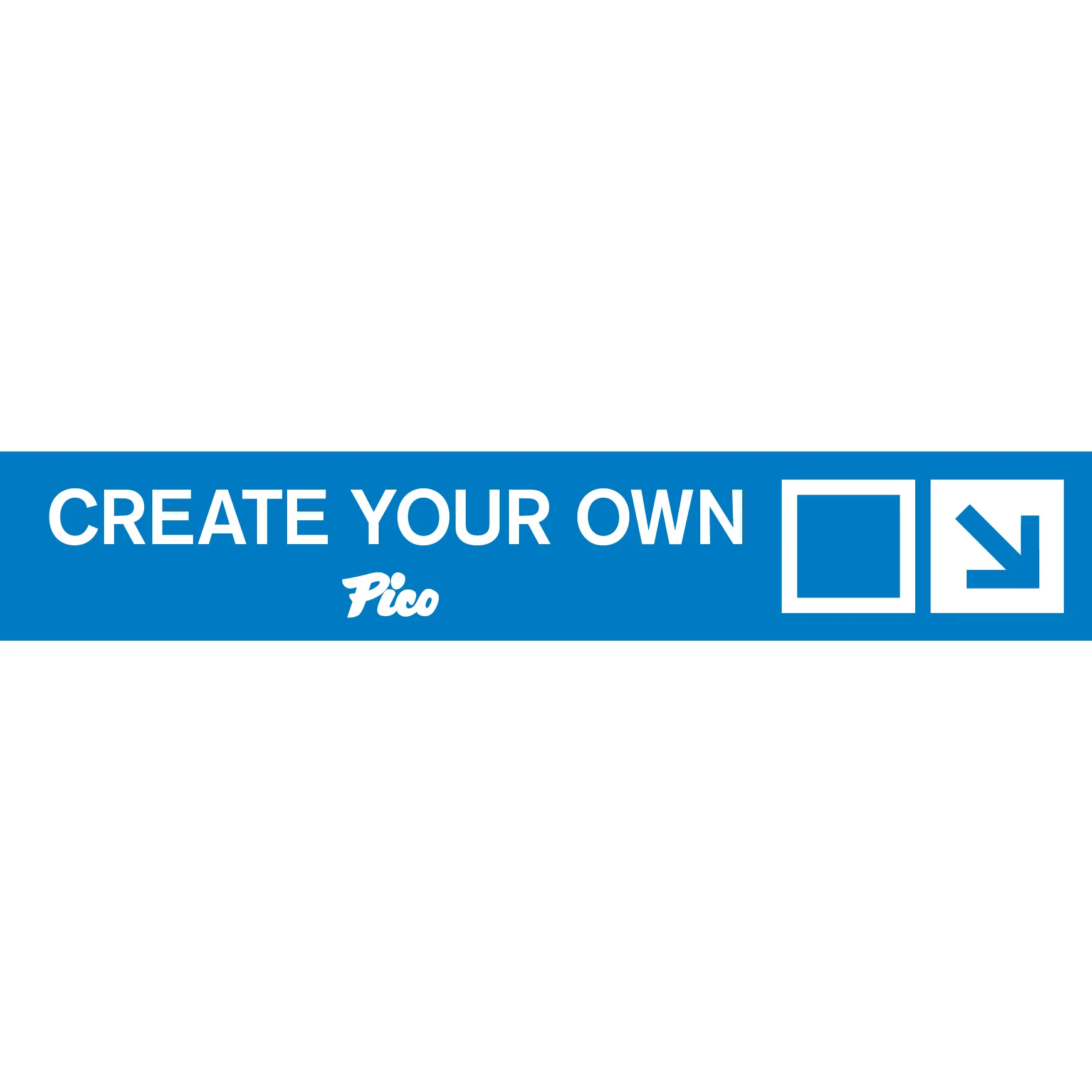 Pico Logo Create Your Own Custom Trail Sign - Image 7