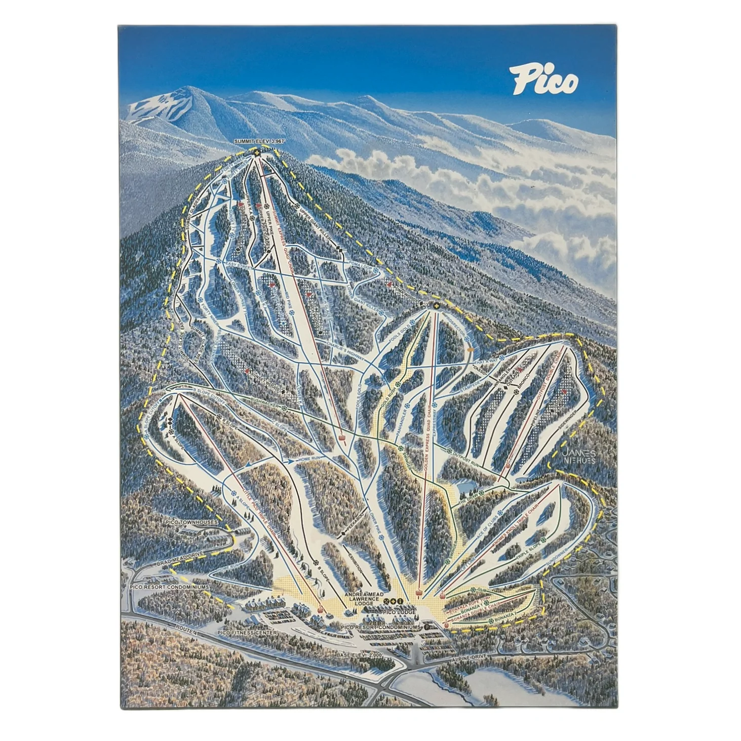 Pico Trail Map Double Sided 1,000 Piece Puzzle - Image 5