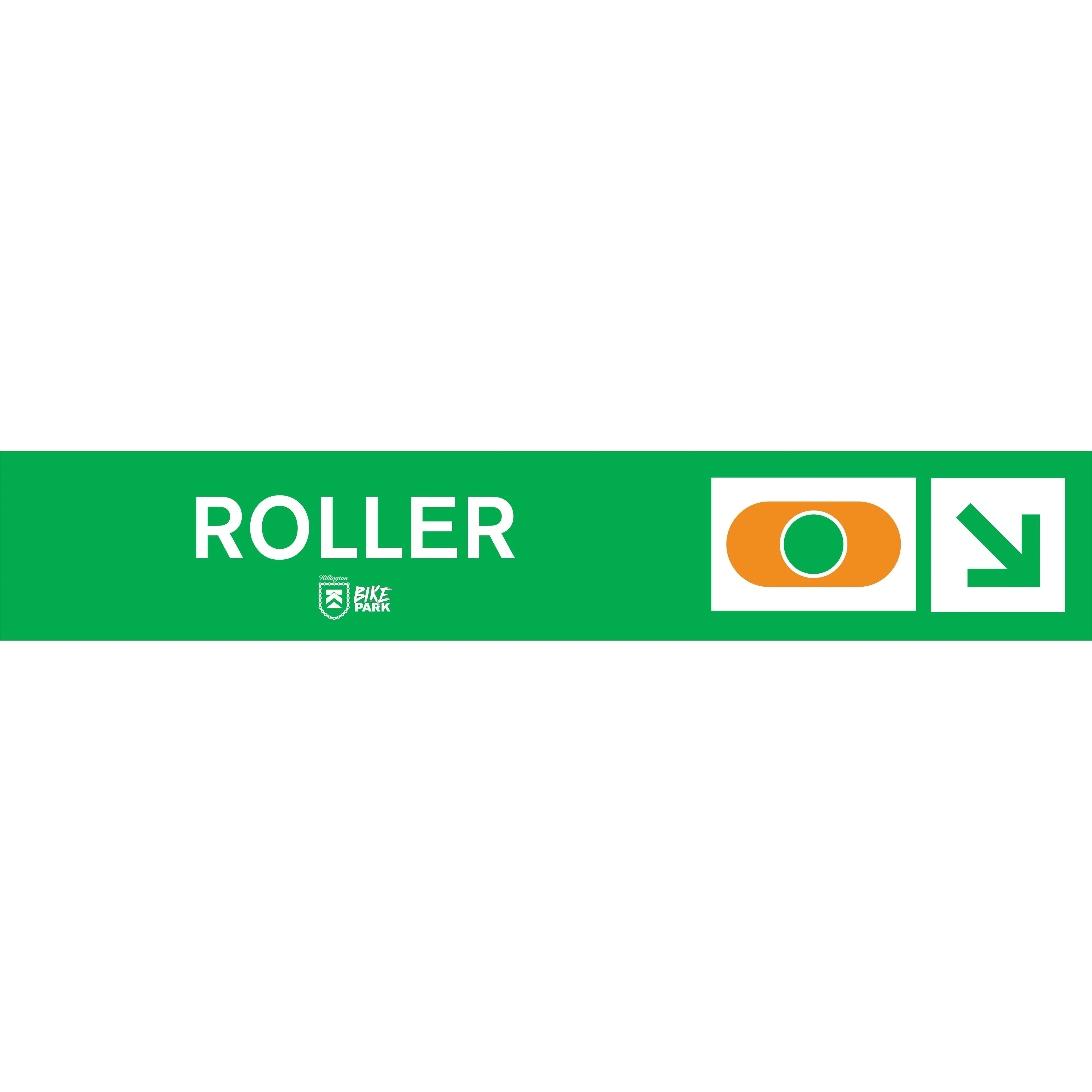 Roller Mountain Bike Trail Sign