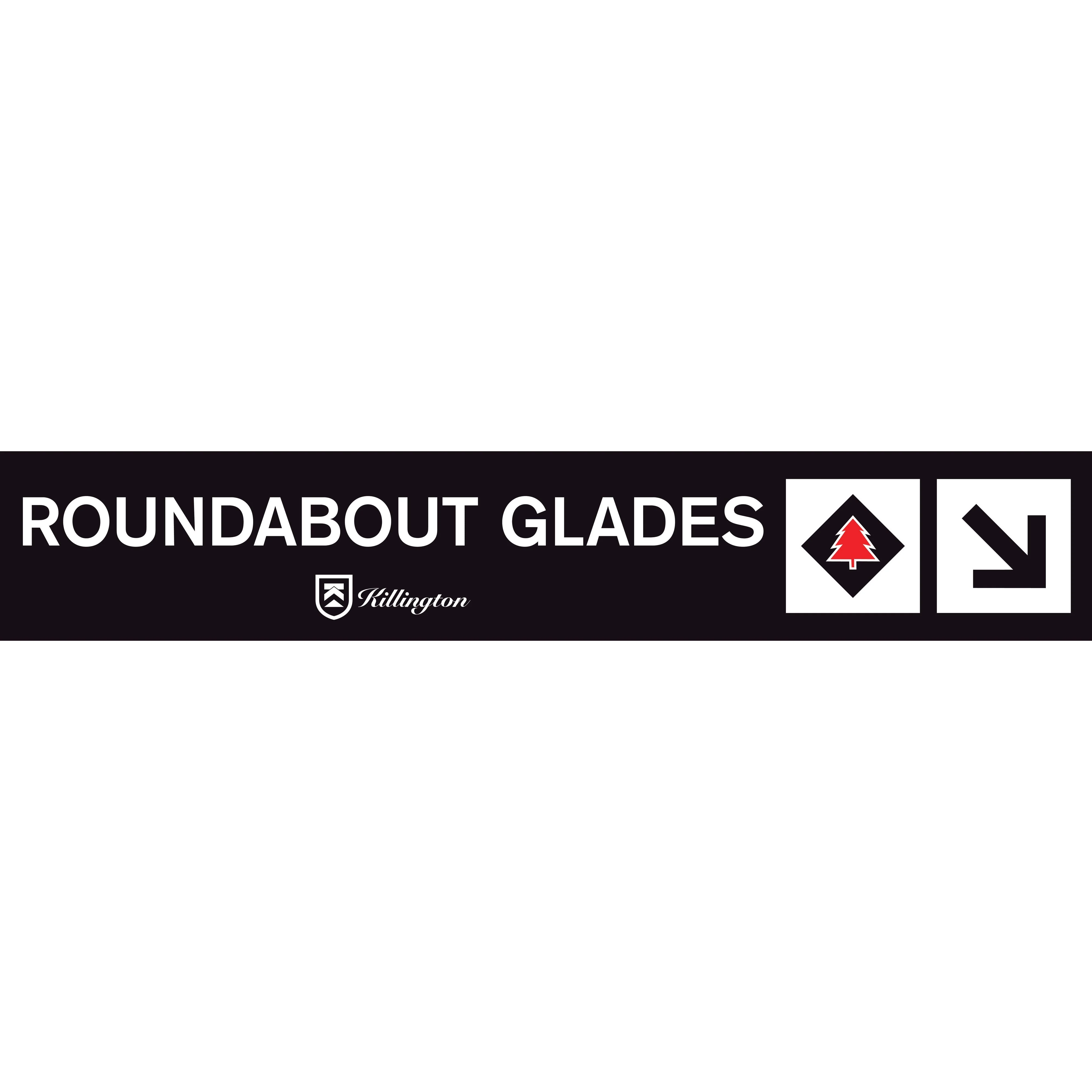 Roundabout Glades Trail Sign