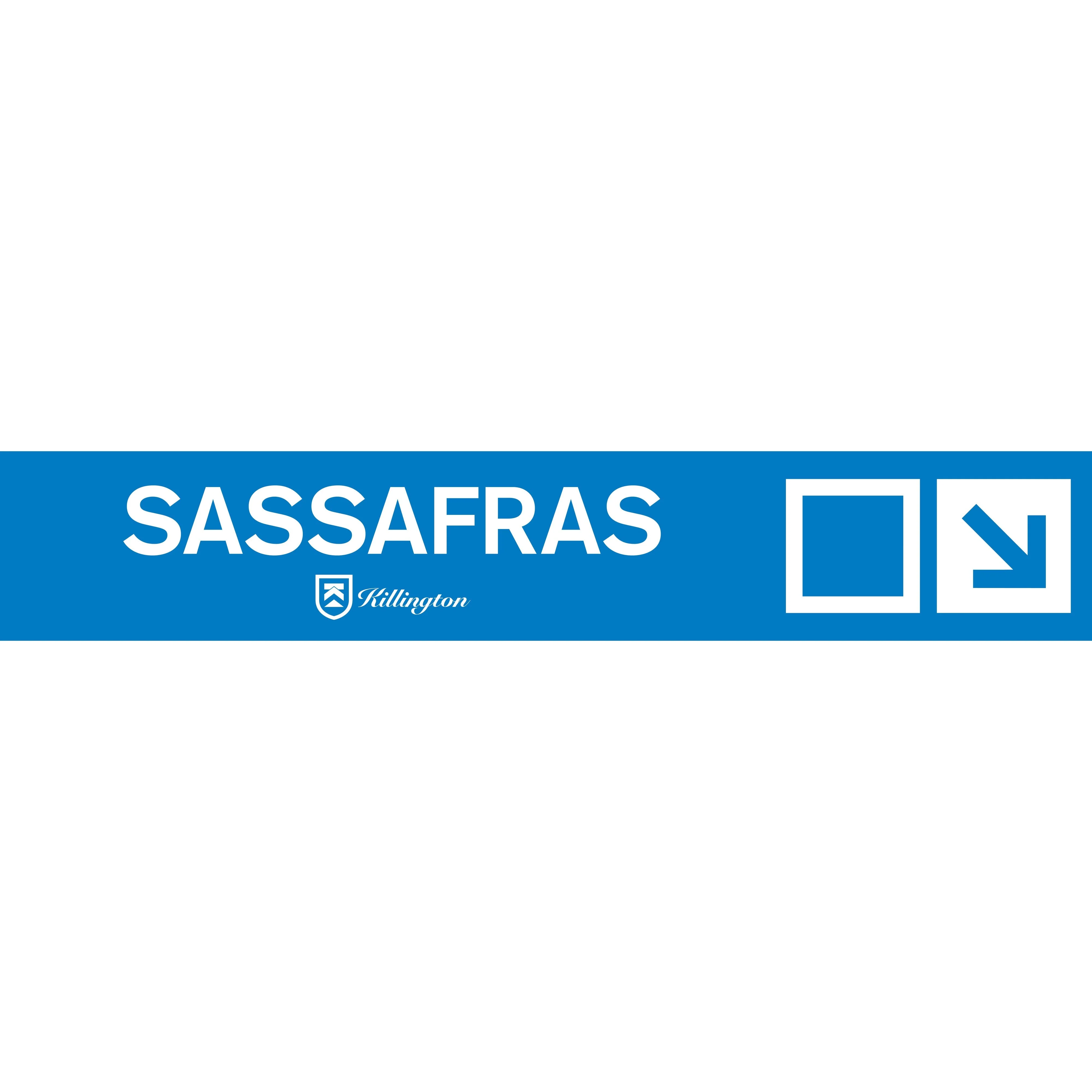 Sassafras Trail Sign