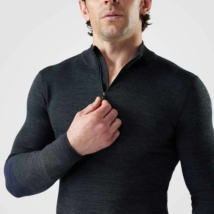 Smartwool Men's Intraknit Thermal Merino Base Layer 1/4 Zip - Image 3